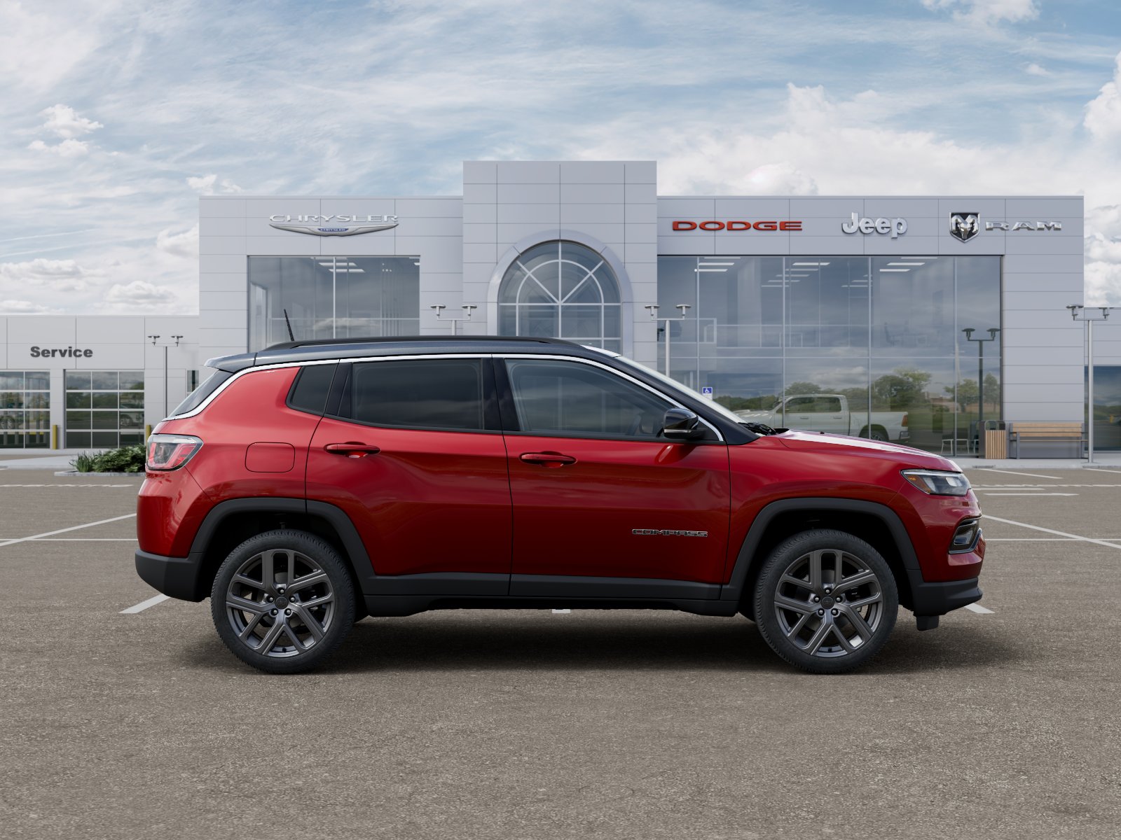 New 2026 Red Hot Pearl-Coat Exterior Paint Jeep Limited Altitude image 36