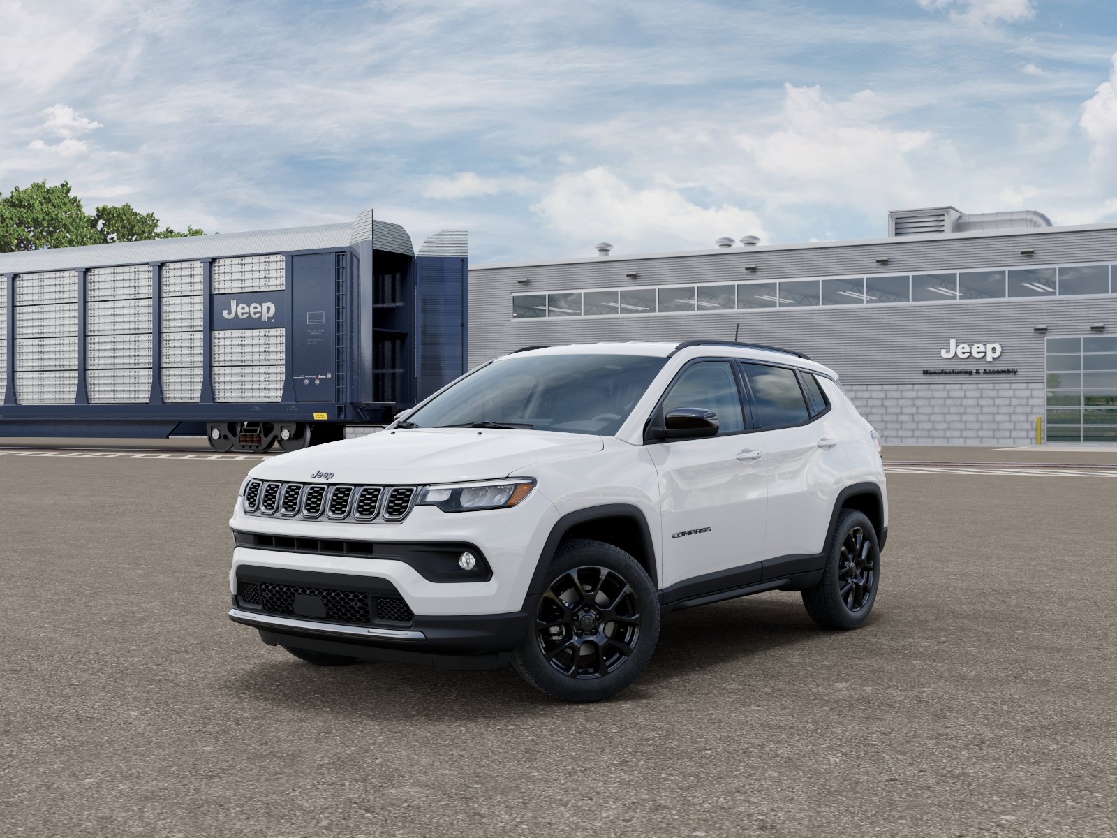 New 2026 Bright White Clear-Coat Exterior Paint Jeep Latitude image 2