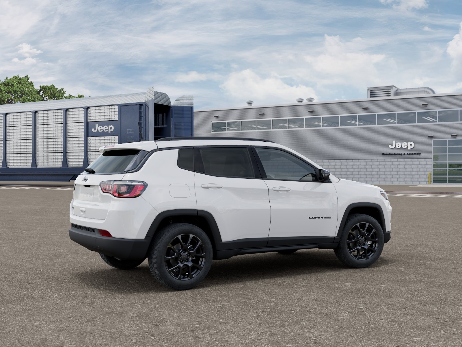 New 2026 Bright White Clear-Coat Exterior Paint Jeep Latitude image 5