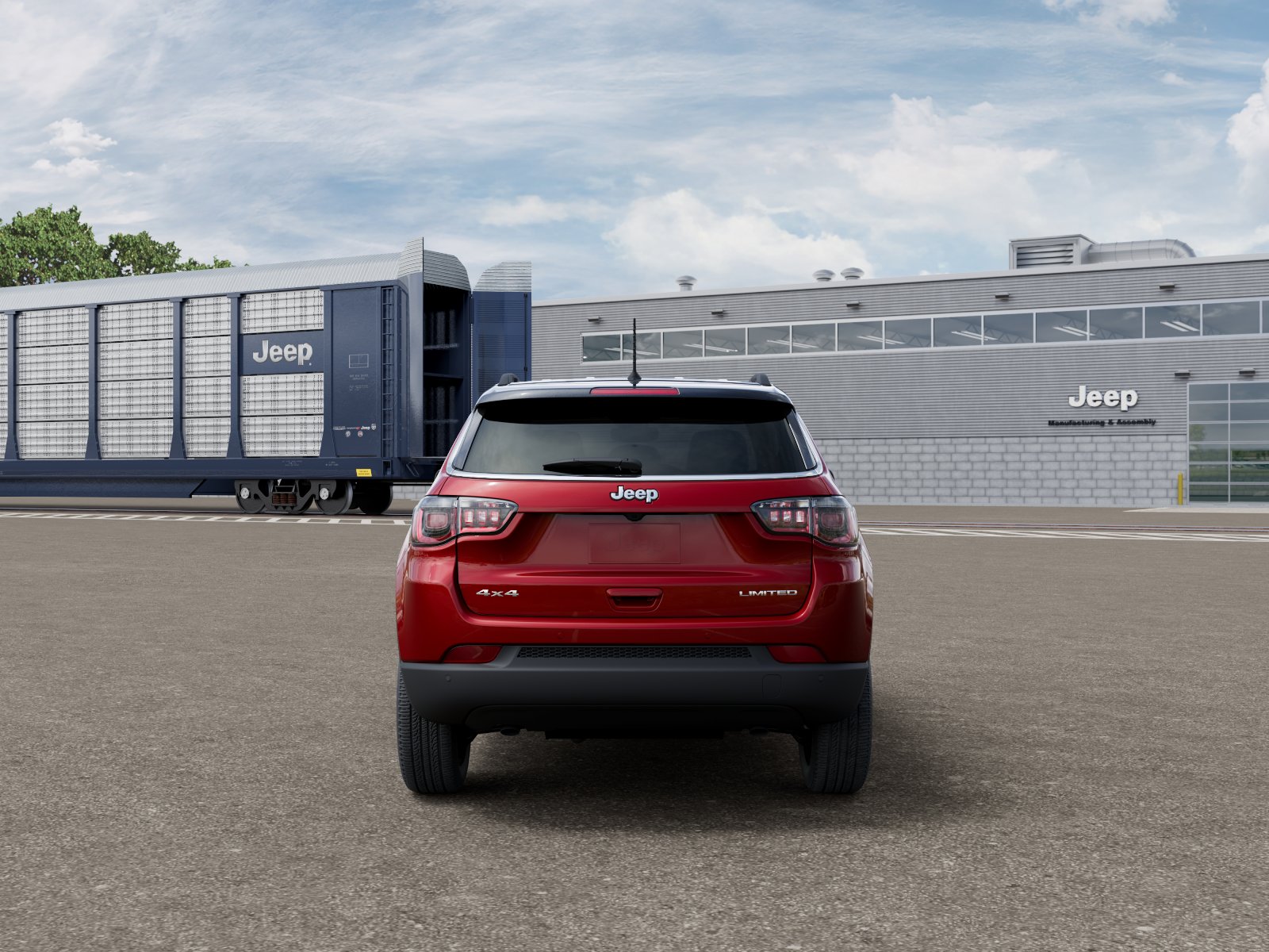 New 2026 Red Hot Pearl-Coat Exterior Pa Jeep COMPASS LIMITED 4X4 image 7