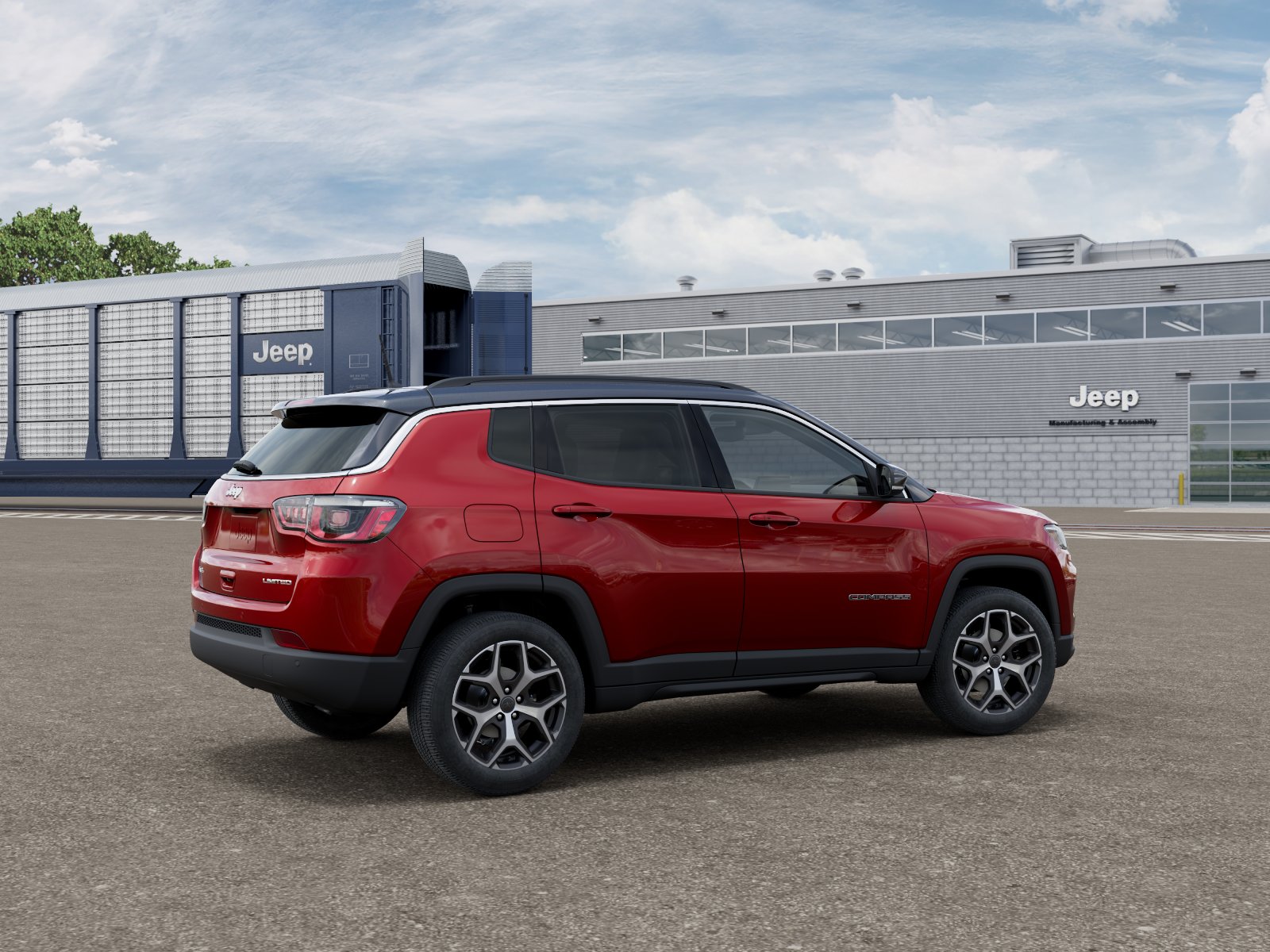 New 2026 Red Hot Pearl-Coat Exterior Pa Jeep COMPASS LIMITED 4X4 image 4