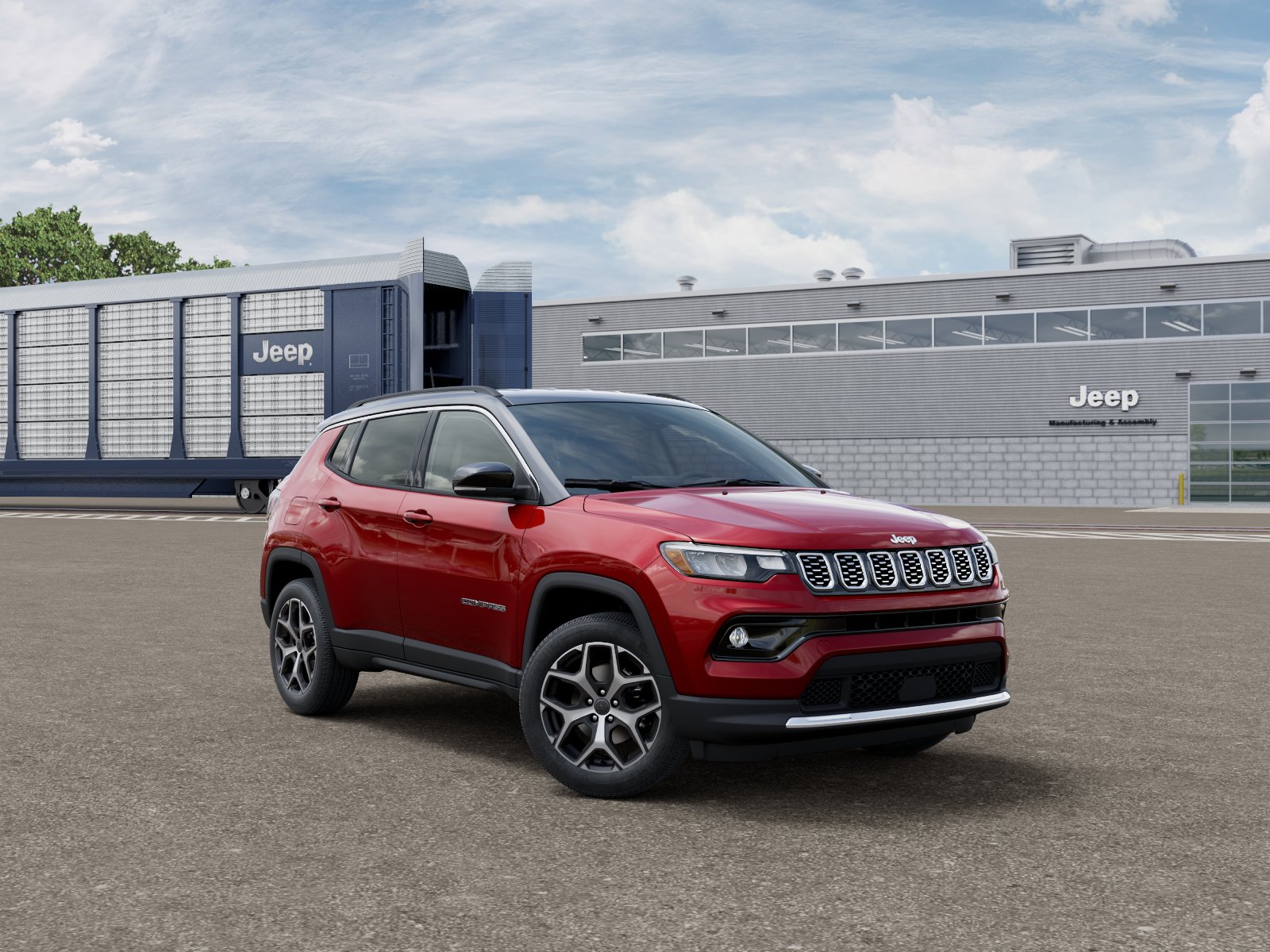 New 2026 Red Hot Pearl-Coat Exterior Pa Jeep COMPASS LIMITED 4X4 image 5