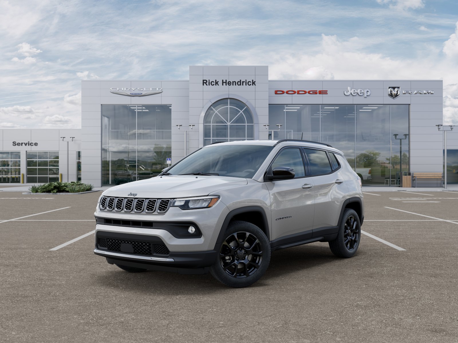 New 2026 Silver Zynith Metallic Clear-Coat Exterior Paint Jeep Latitude Altitude image 41