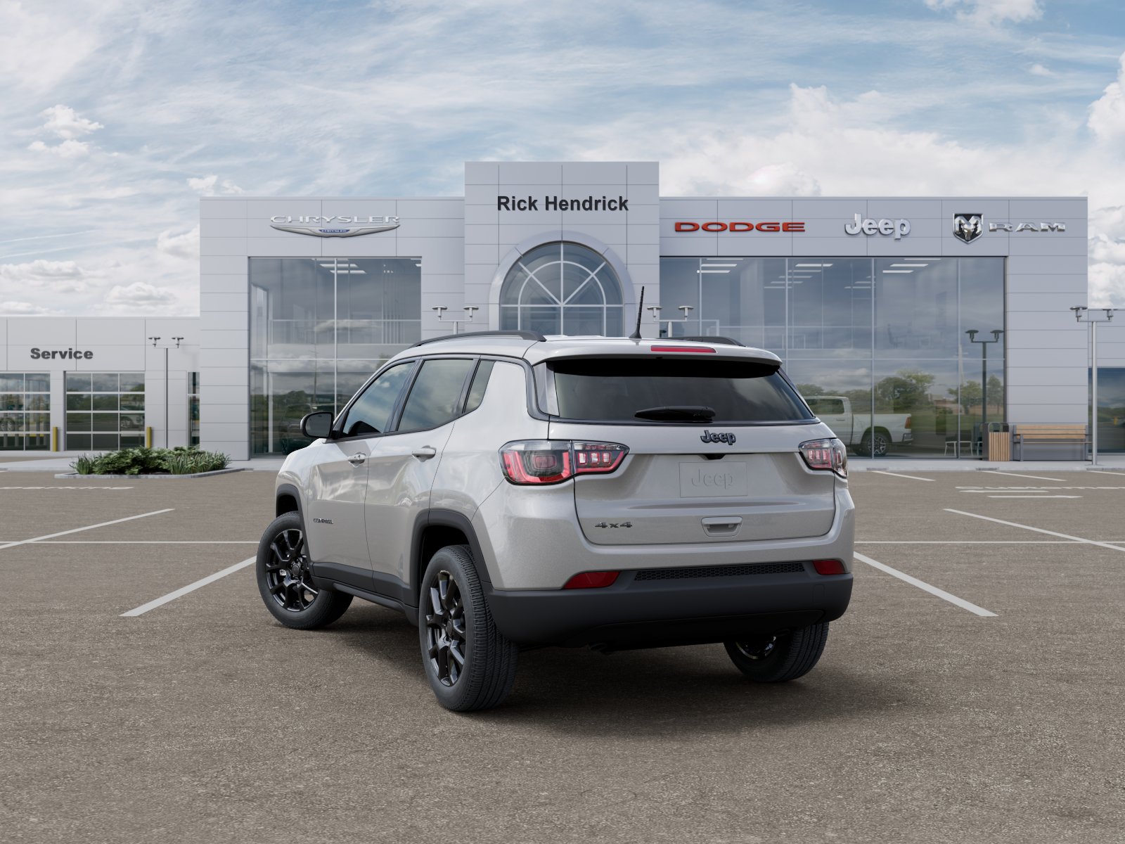 New 2026 Silver Zynith Metallic Clear-Coat Exterior Paint Jeep Latitude Altitude image 43