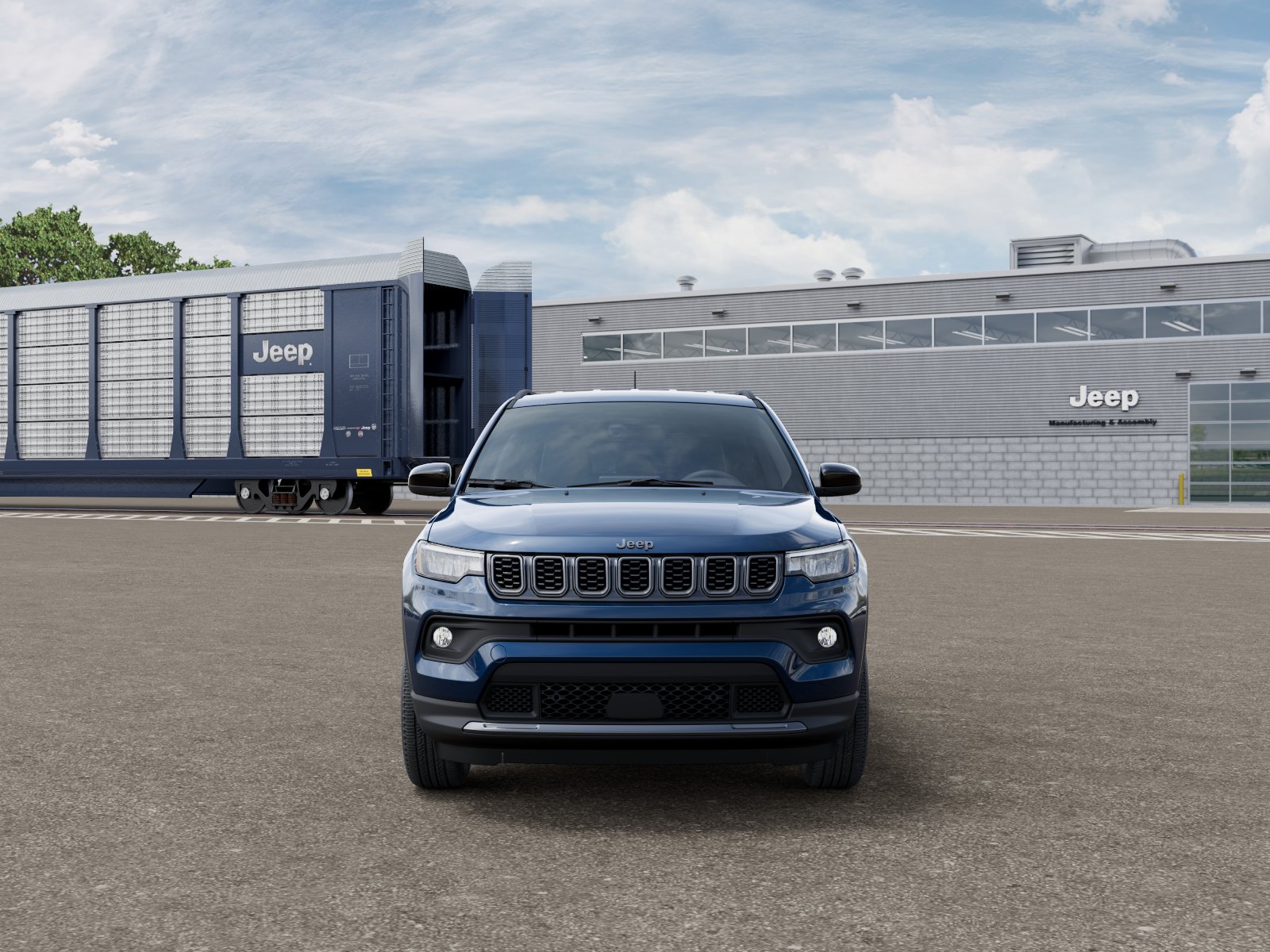 New 2026 Fathom Blue Pearl-Coat Exterior Paint Jeep Latitude image 6