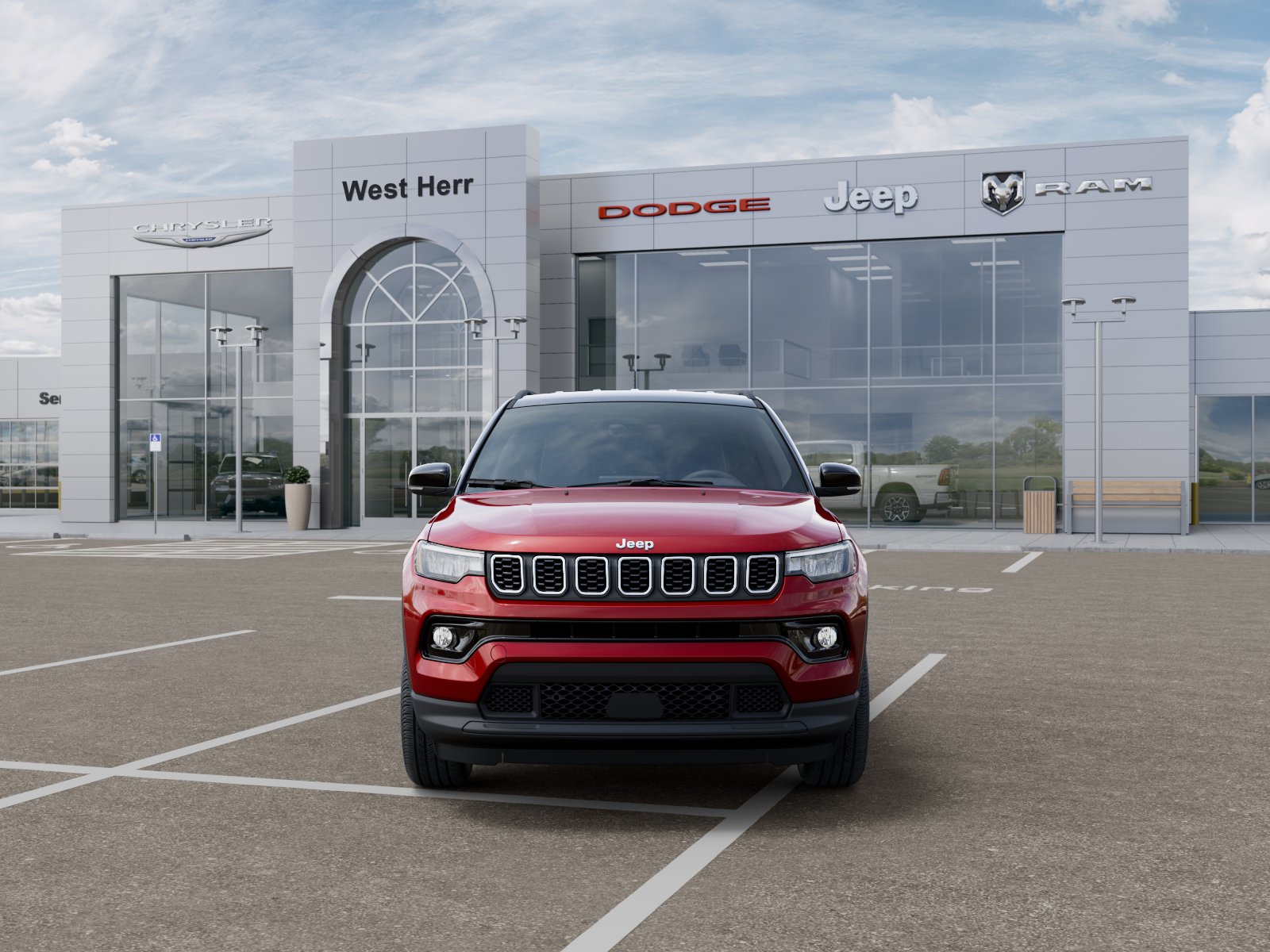 New 2026 Red Hot Pearl-Coat Exterior Paint Jeep Limited image 32