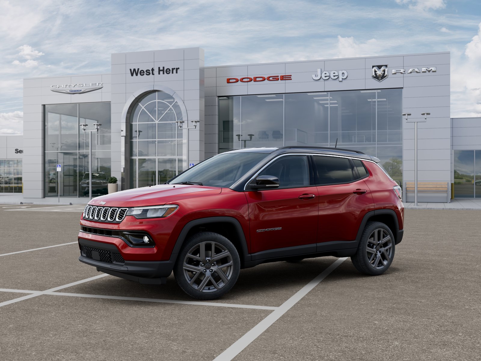 New 2026 Red Hot Pearl-Coat Exterior Paint Jeep Limited image 28