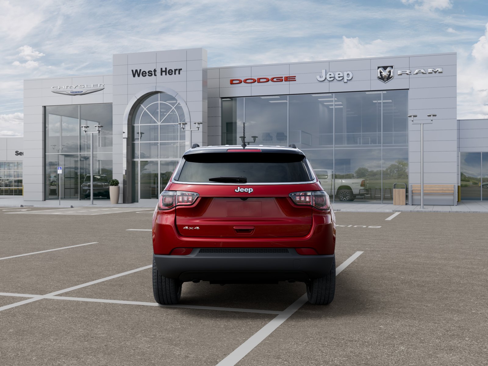 New 2026 Red Hot Pearl-Coat Exterior Paint Jeep Limited image 33