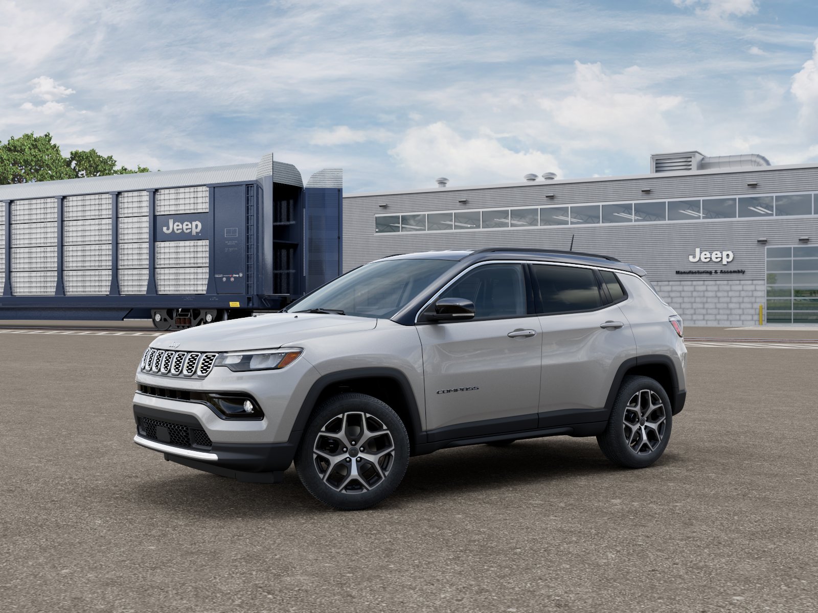New 2026 Silver Zynith Metallic Clear-Coat Exterior Paint Jeep Limited image 23