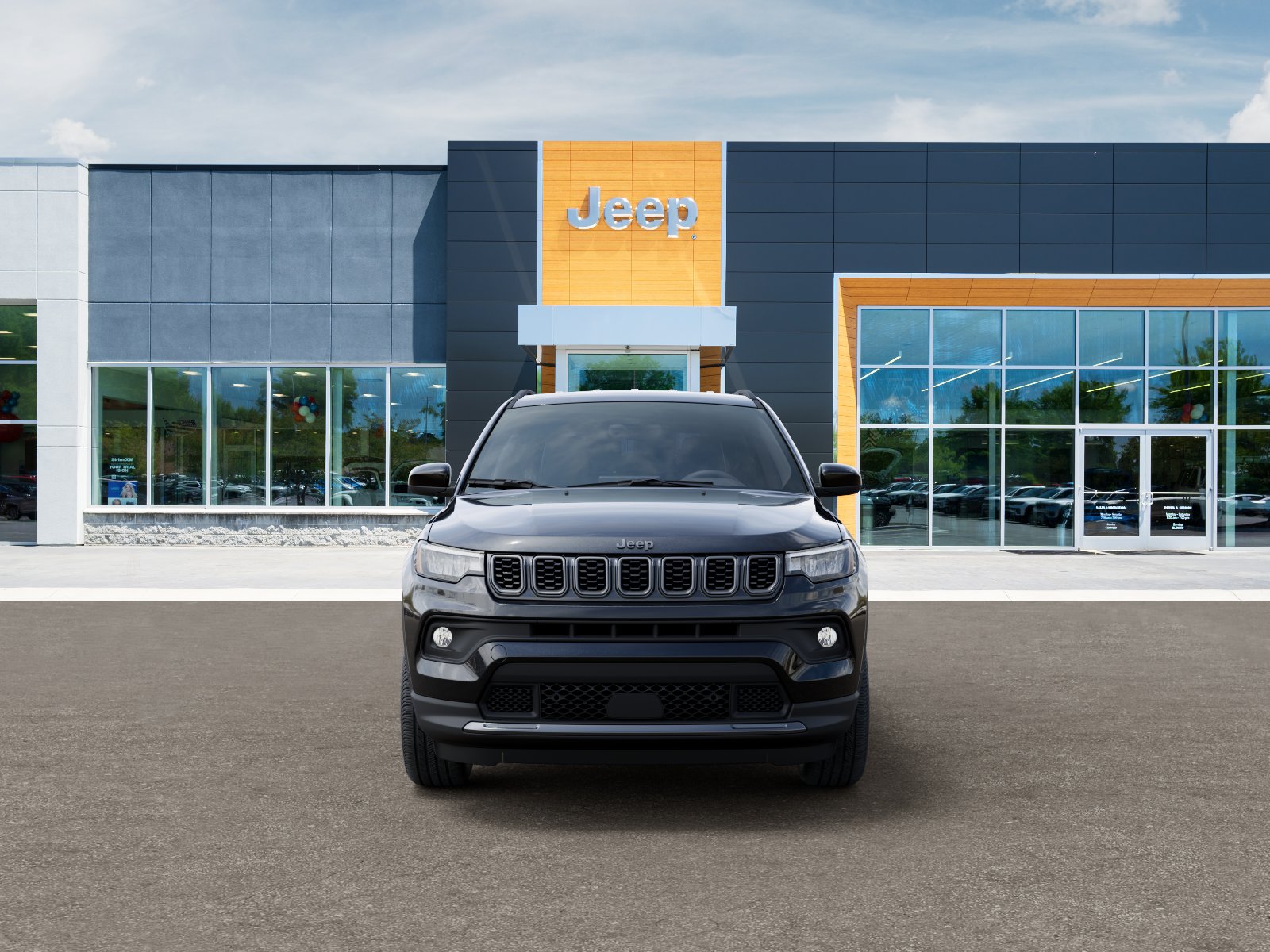 New 2026 Diamond Black Crystal Pearl-Coat Exterior Paint Jeep Latitude image 32
