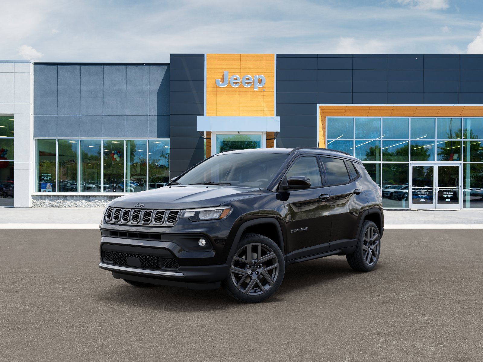New 2026 Diamond Black Crystal Pearl-Coat Exterior Paint Jeep Latitude image 27