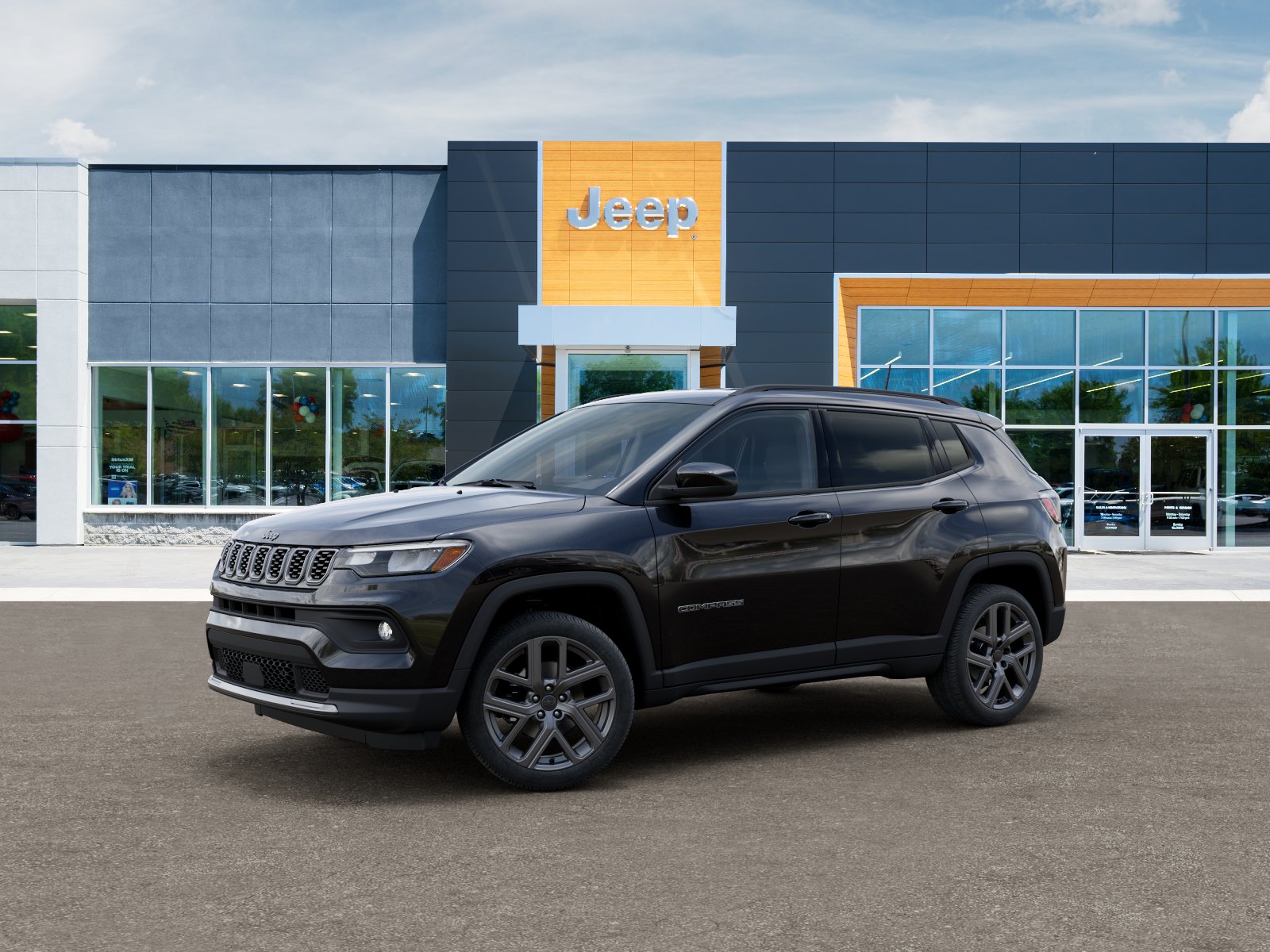 New 2026 Diamond Black Crystal Pearl-Coat Exterior Paint Jeep Latitude image 28