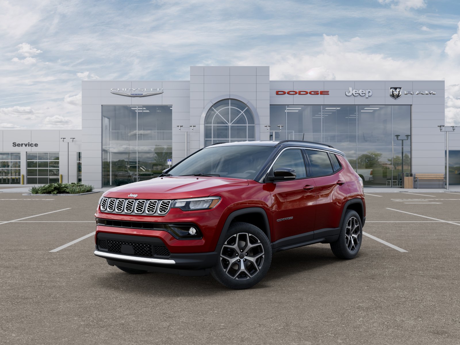 New 2026 Red Hot Pearl-Coat Exterior Paint Jeep Limited image 27