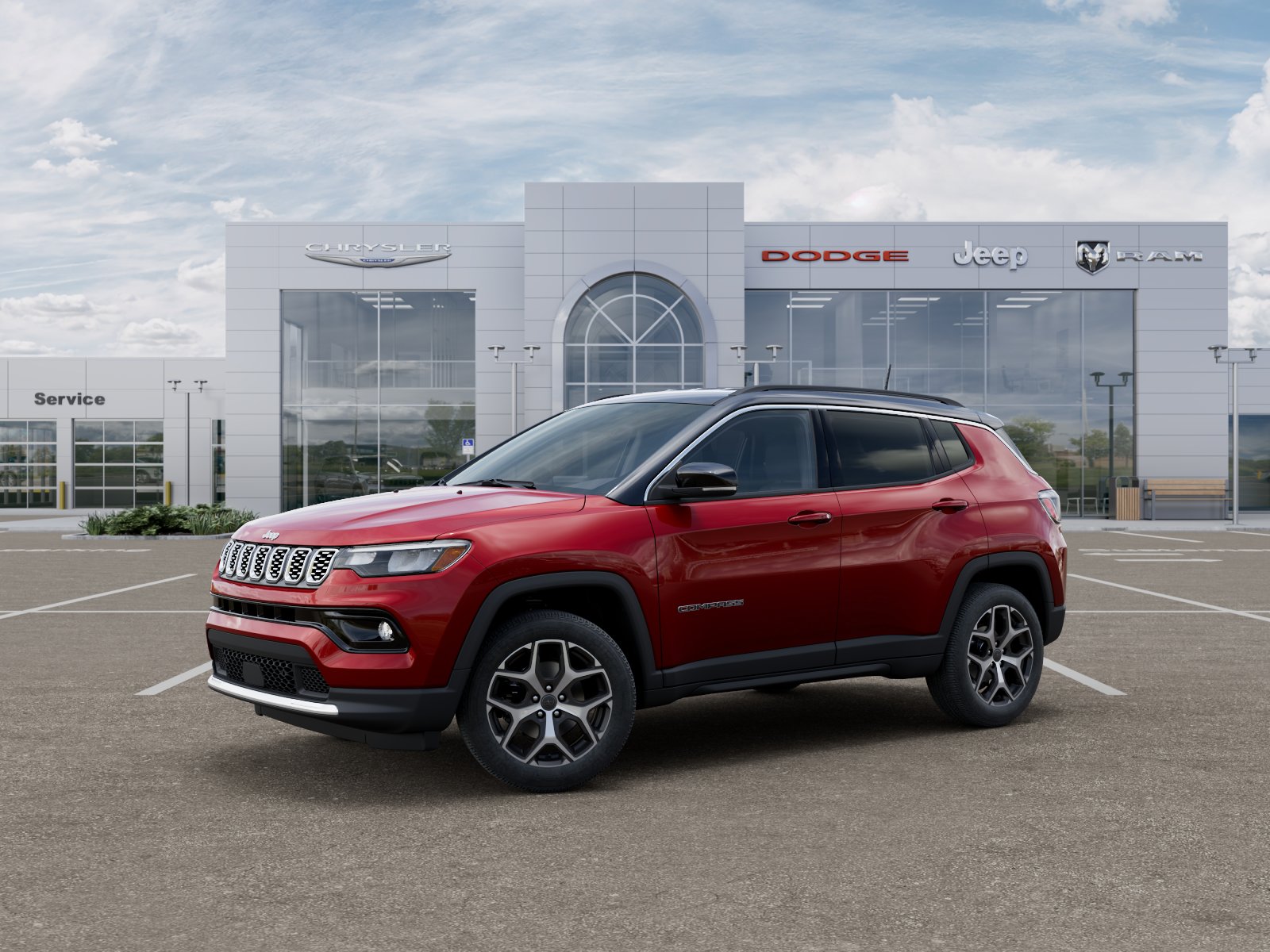 New 2026 Red Hot Pearl-Coat Exterior Paint Jeep Limited image 28