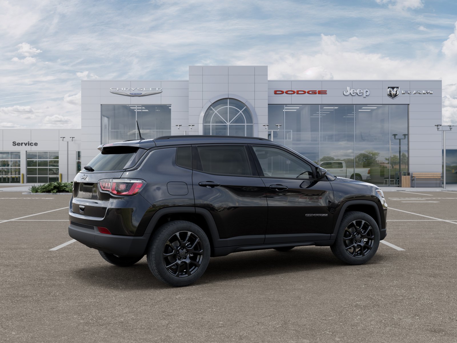 New 2026 Diamond Black Crystal Pearlcoat Jeep Latitude Altitude image 30