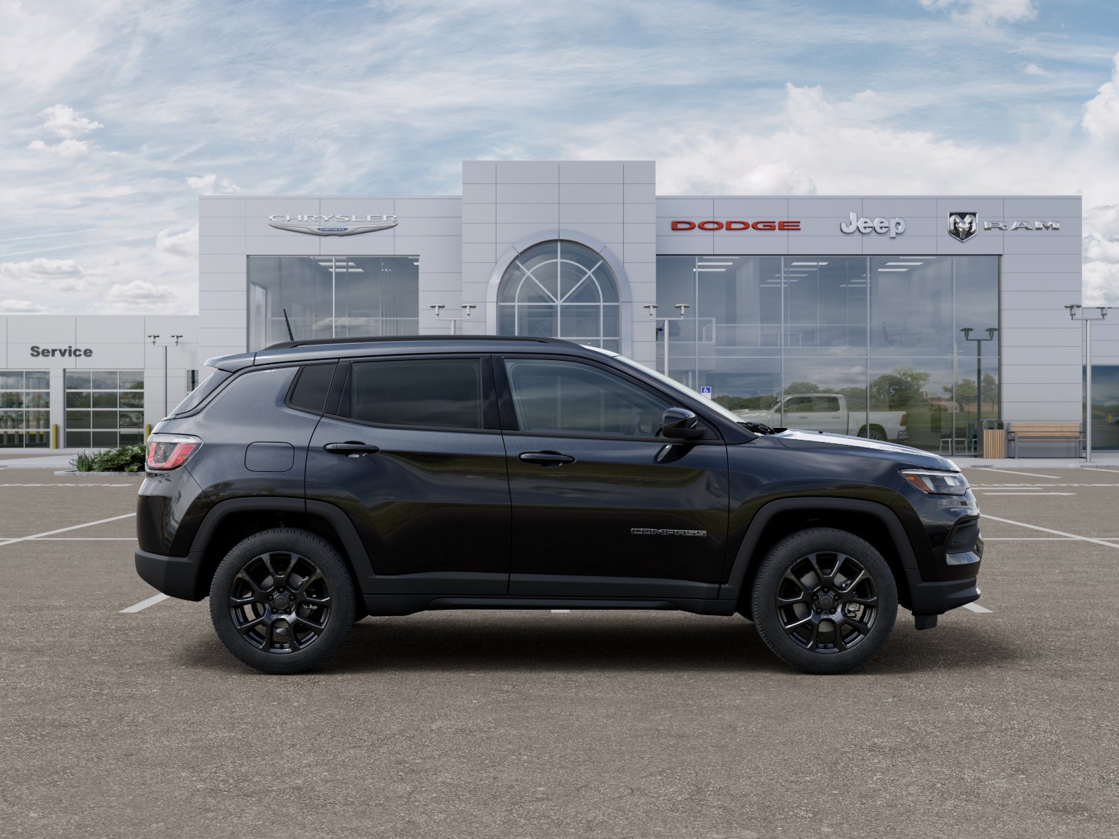 New 2026 Diamond Black Crystal Pearlcoat Jeep Latitude Altitude image 47