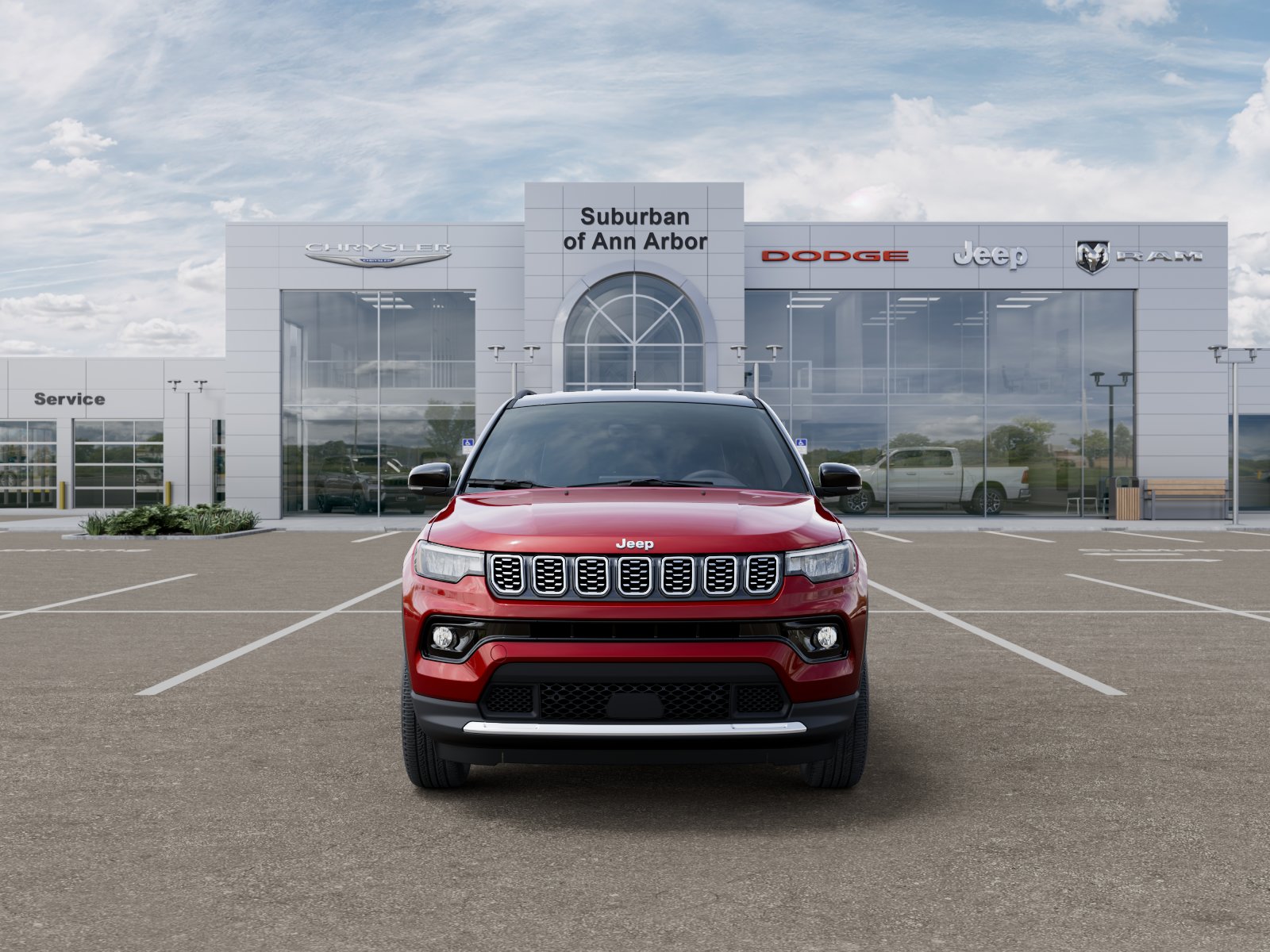 New 2026 Red Hot Pearl-Coat Exterior Paint Jeep Limited image 32