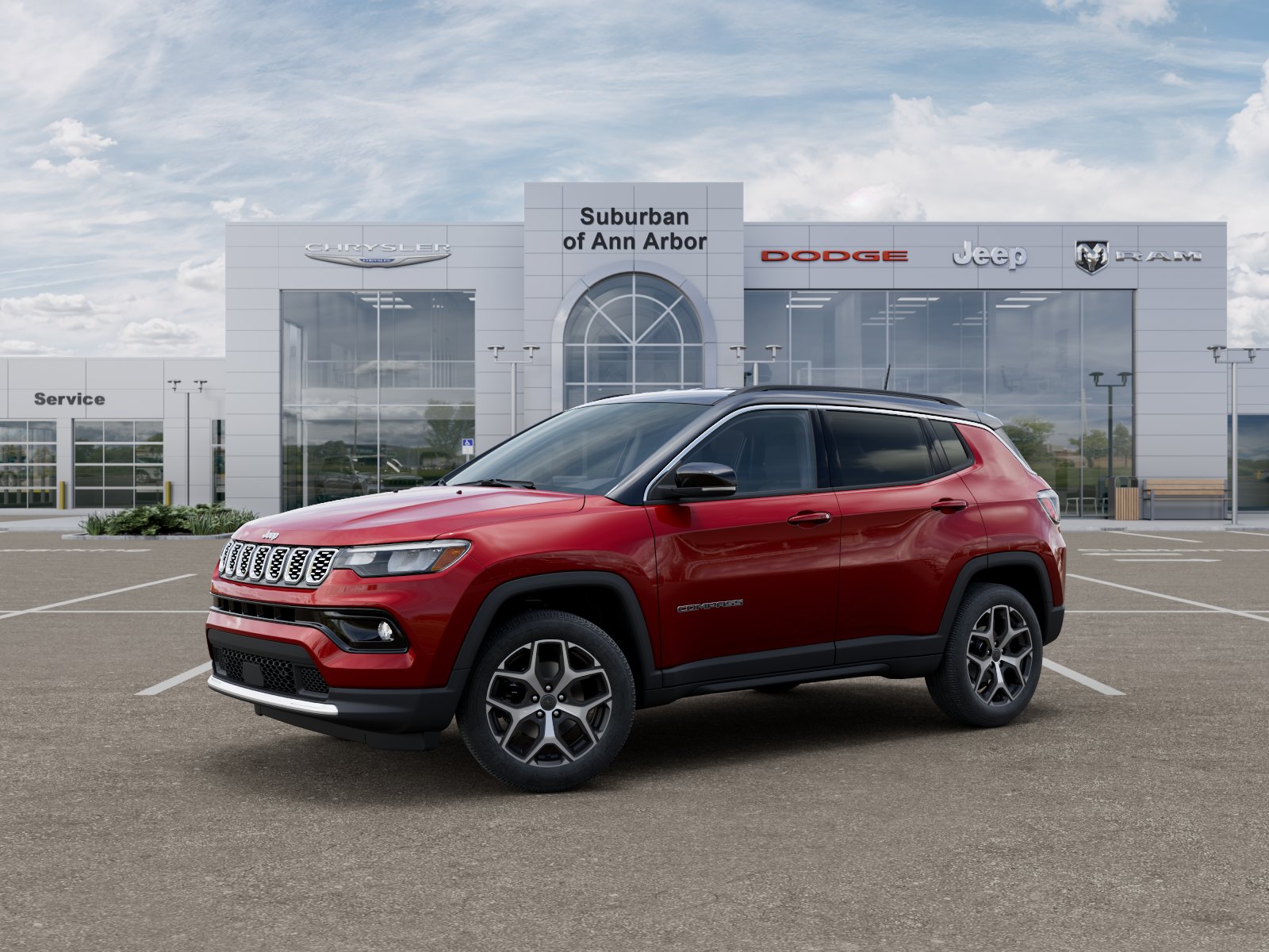 New 2026 Red Hot Pearl-Coat Exterior Paint Jeep Limited image 28