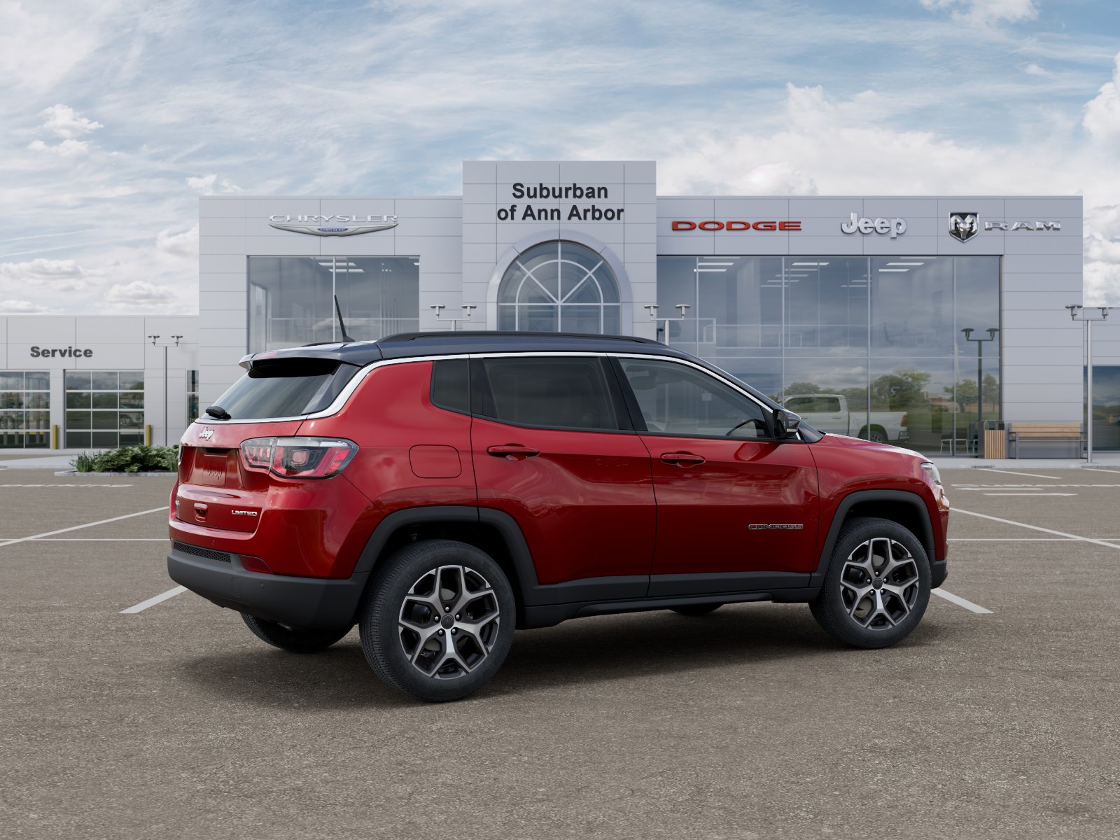 New 2026 Red Hot Pearl-Coat Exterior Paint Jeep Limited image 30