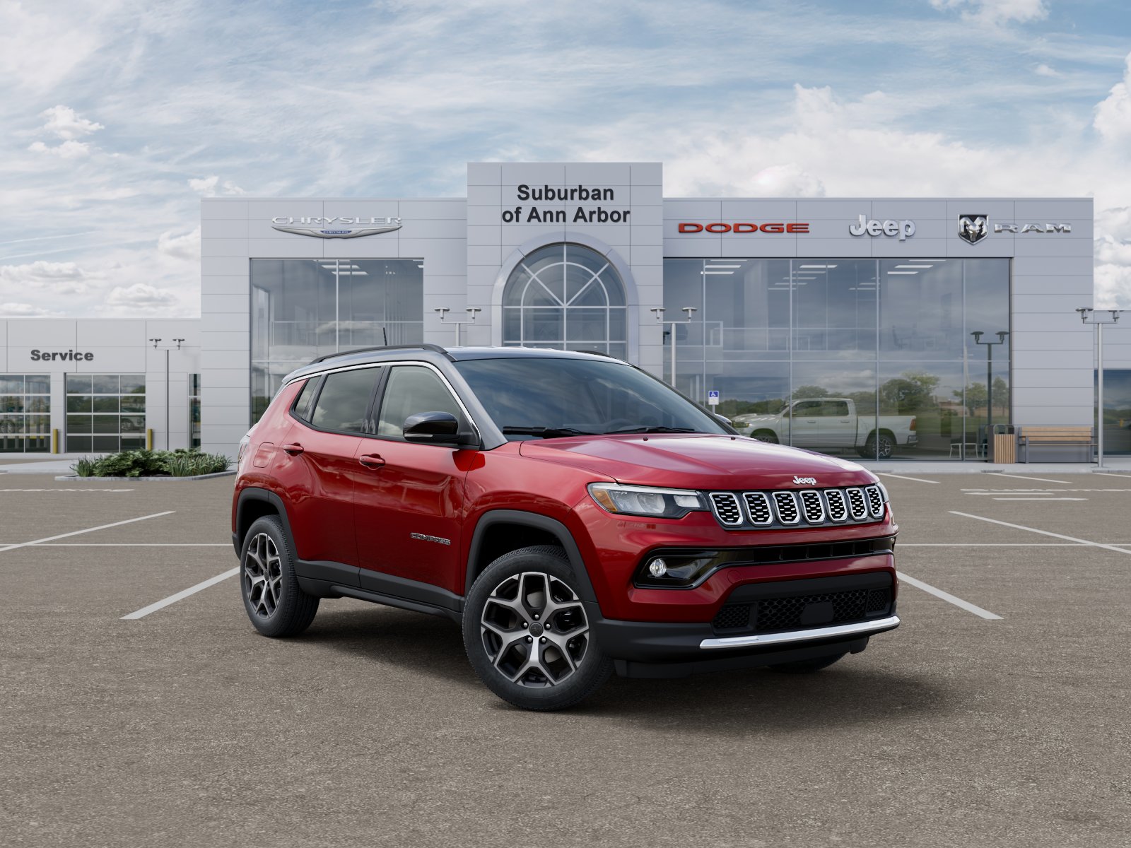 New 2026 Red Hot Pearl-Coat Exterior Paint Jeep Limited image 31