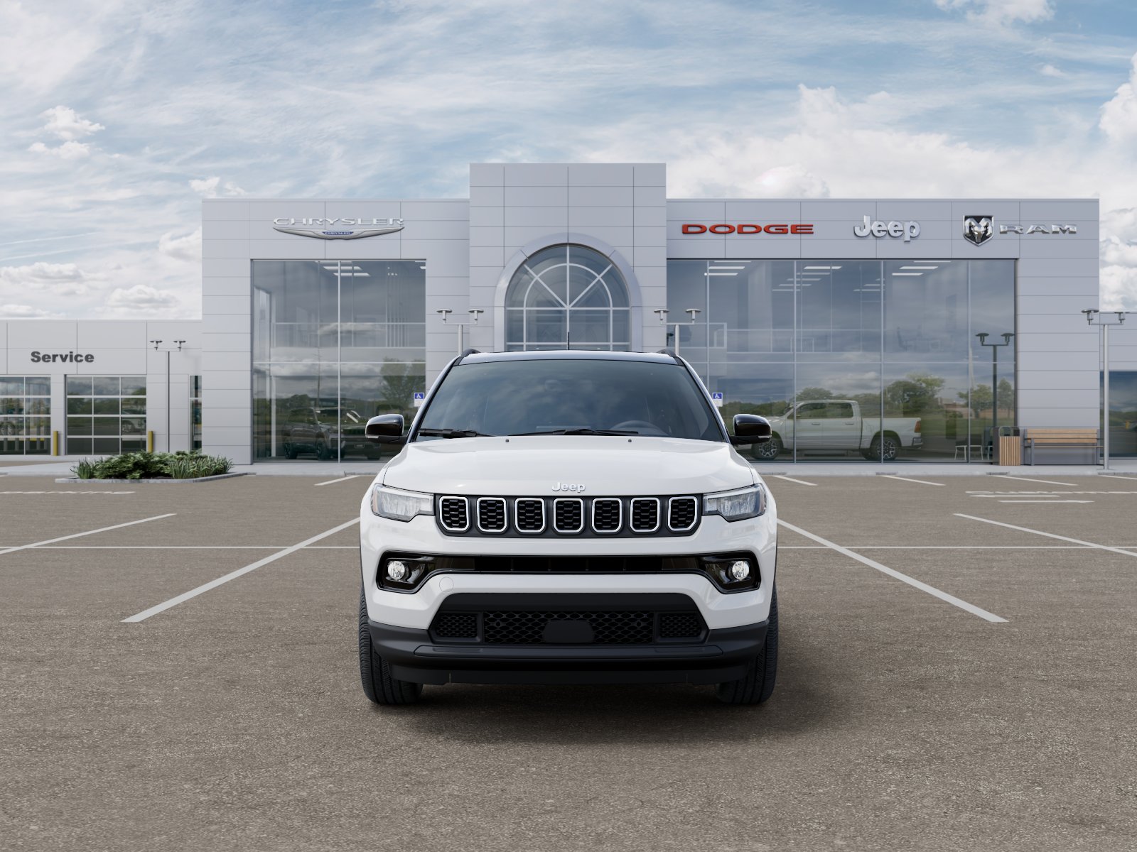 New 2026 Bright White Clear-Coat Exterior Paint Jeep Limited Altitude image 38