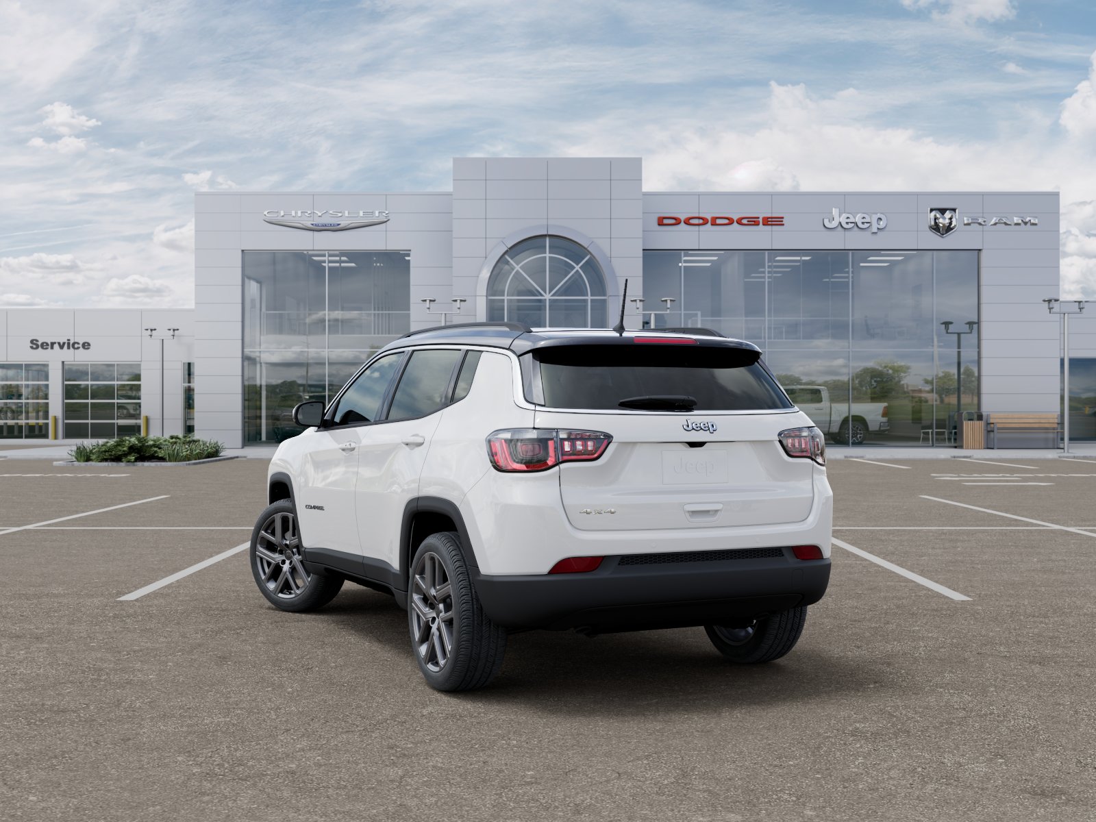 New 2026 Bright White Clear-Coat Exterior Paint Jeep Limited Altitude image 35