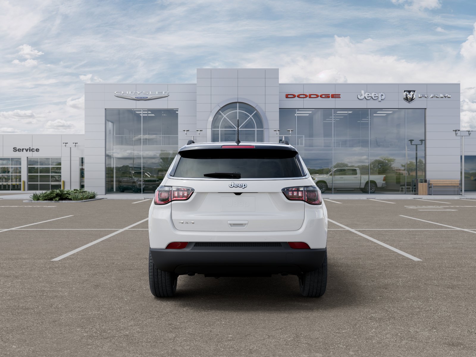 New 2026 Bright White Clear-Coat Exterior Paint Jeep Limited Altitude image 39