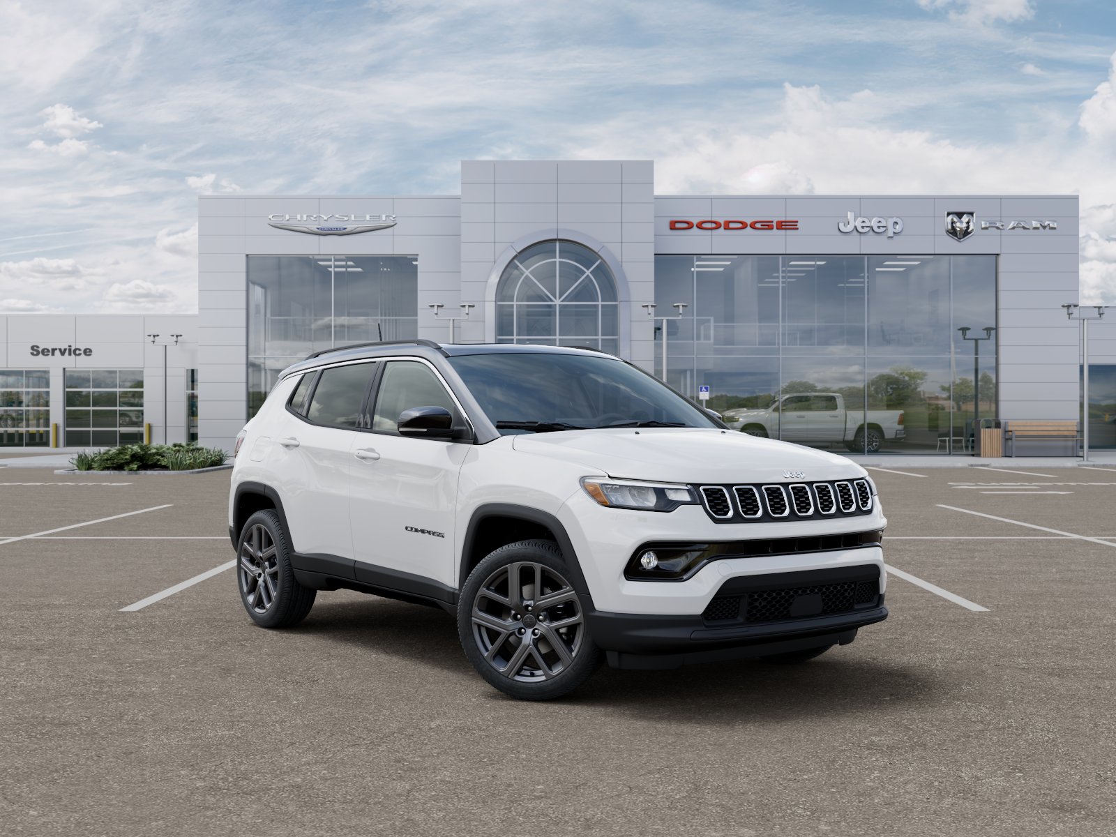 New 2026 Bright White Clear-Coat Exterior Paint Jeep Limited Altitude image 37