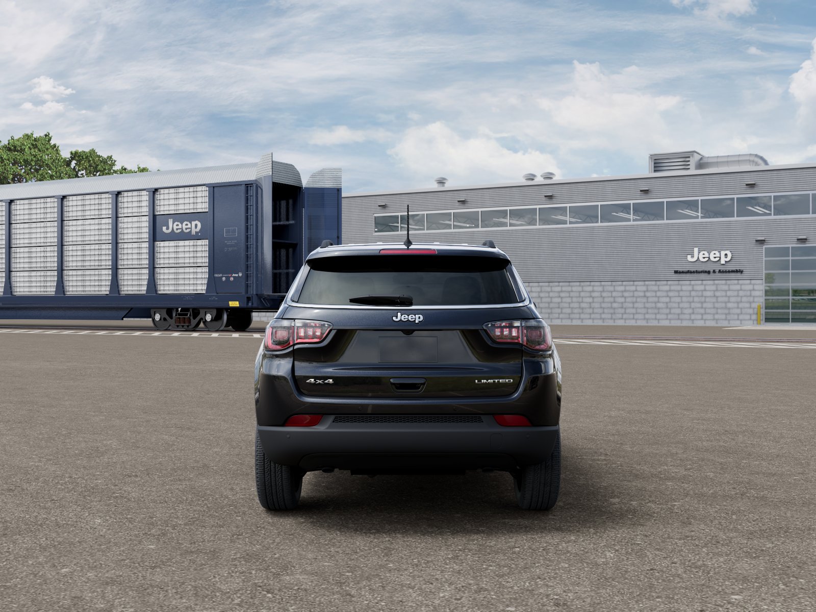 New 2026 Diamond Black Crystal Pearlcoat Jeep Limited image 7