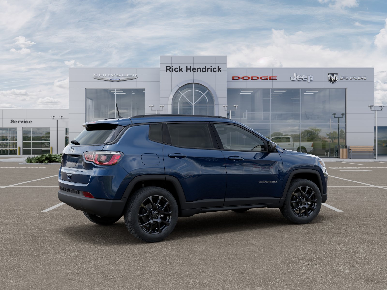 New 2026 Fathom Blue Pearl-Coat Exterior Paint Jeep Latitude Altitude image 54