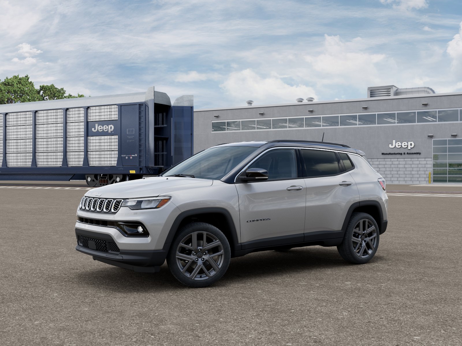 New 2026 Silver Zynith Metallic Clear-Coat Exterior Paint Jeep COMPASS LIMITED ALTITUDE 4X4 image 102