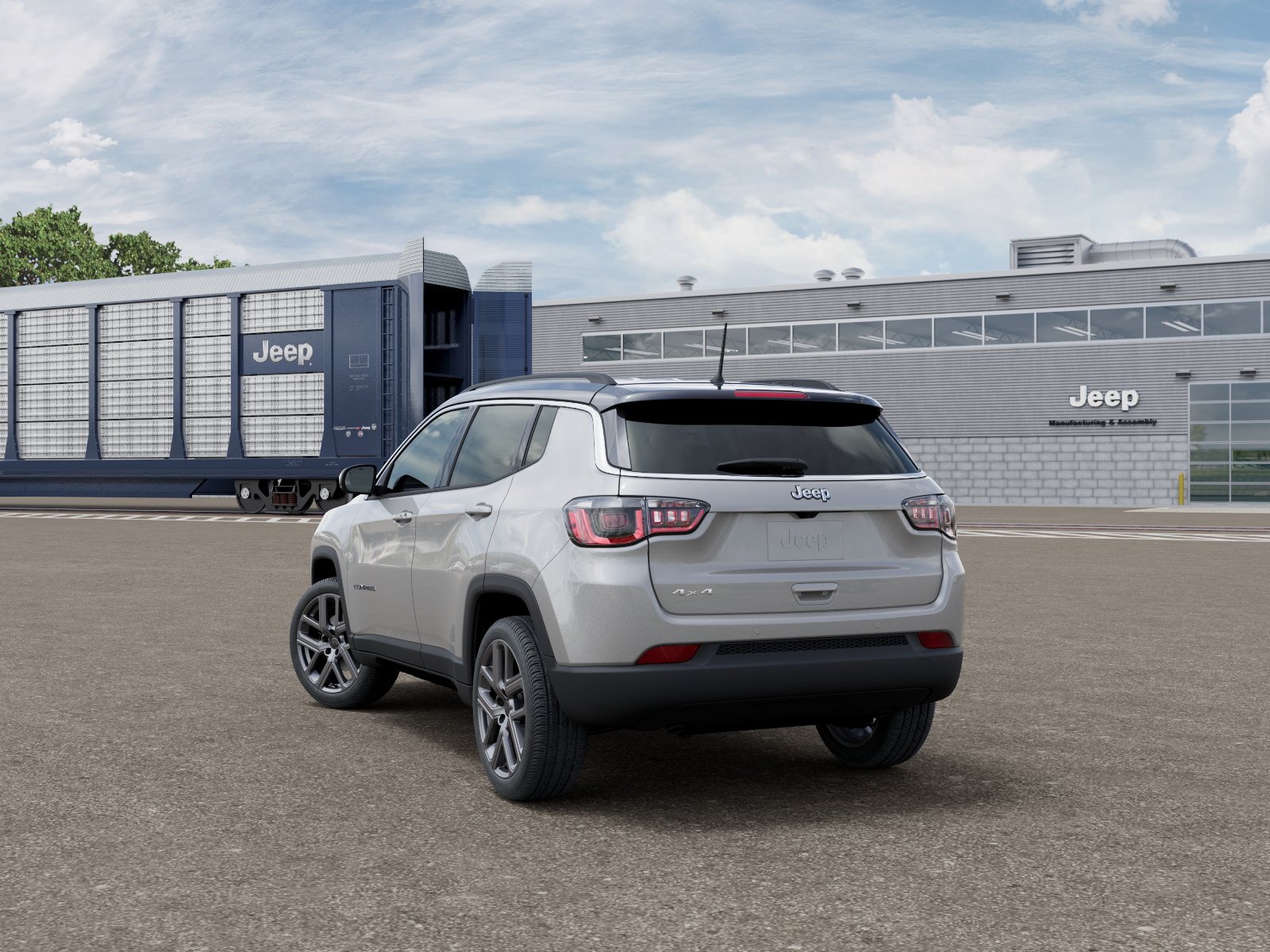 New 2026 Silver Zynith Metallic Clear-Coat Exterior Paint Jeep COMPASS LIMITED ALTITUDE 4X4 image 103