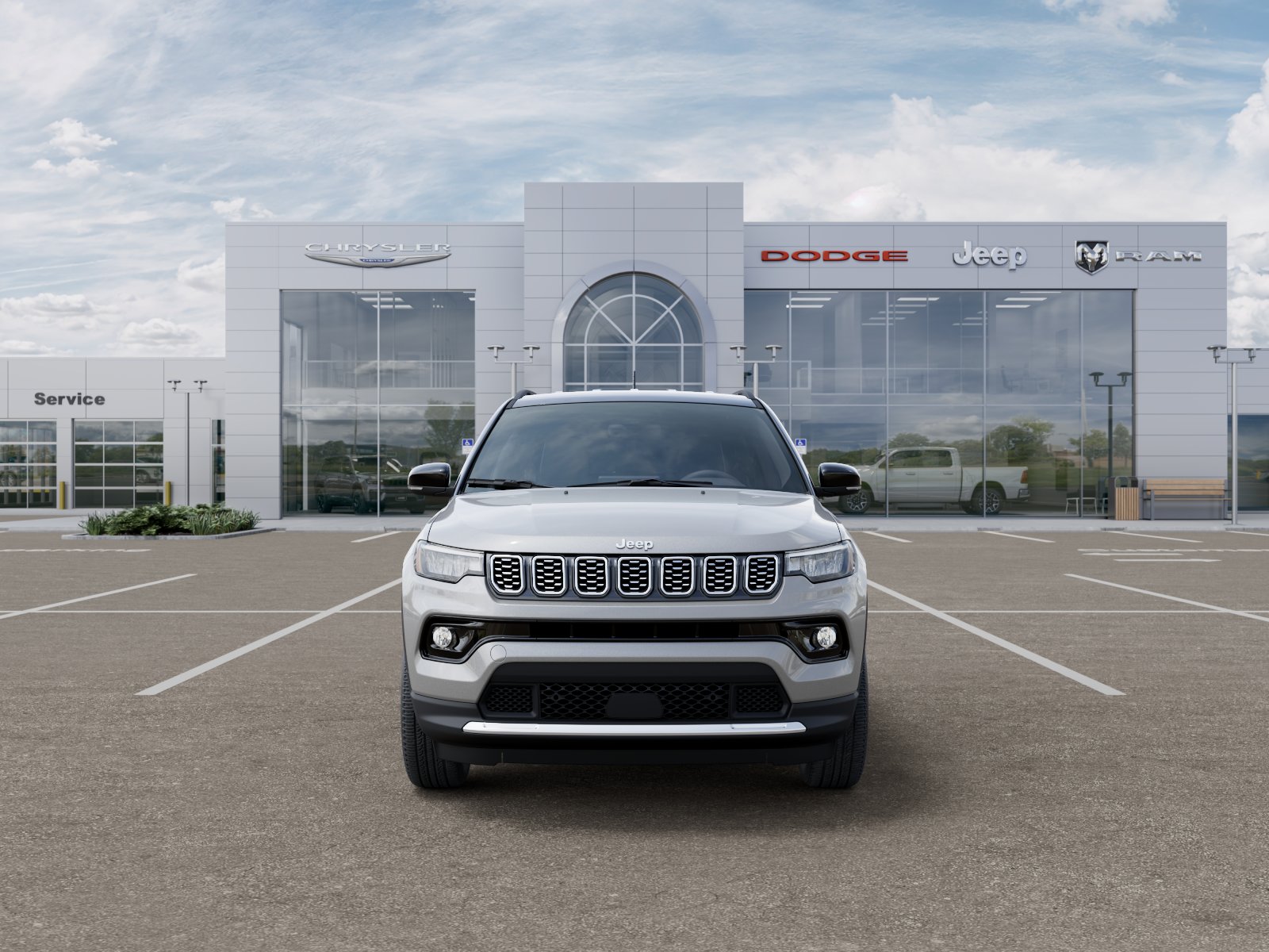 New 2026 Silver Zynith Metallic Clear-Coat Exterior Paint Jeep Limited image 32