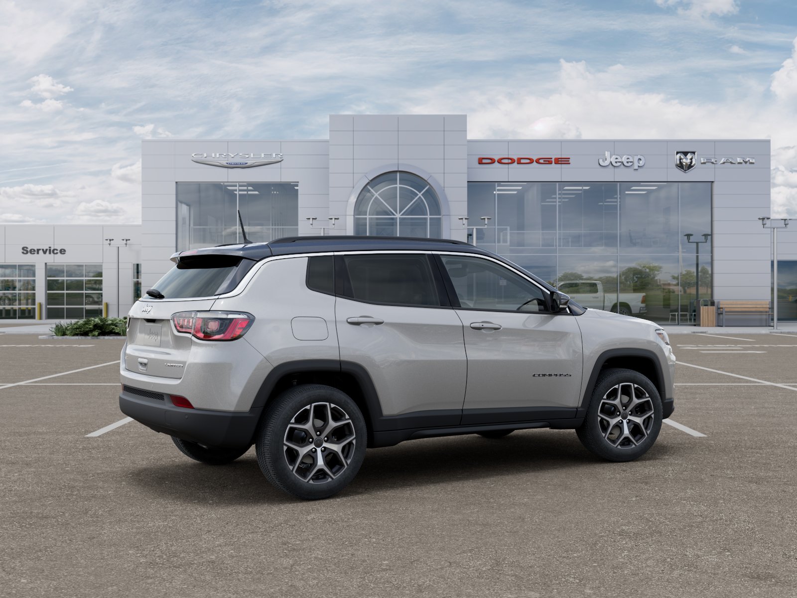 New 2026 Silver Zynith Metallic Clear-Coat Exterior Paint Jeep Limited image 30