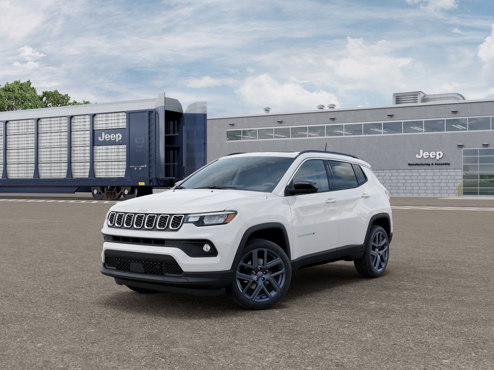 New 2026 Bright White Clear-Coat Exterior Paint Jeep  image 2