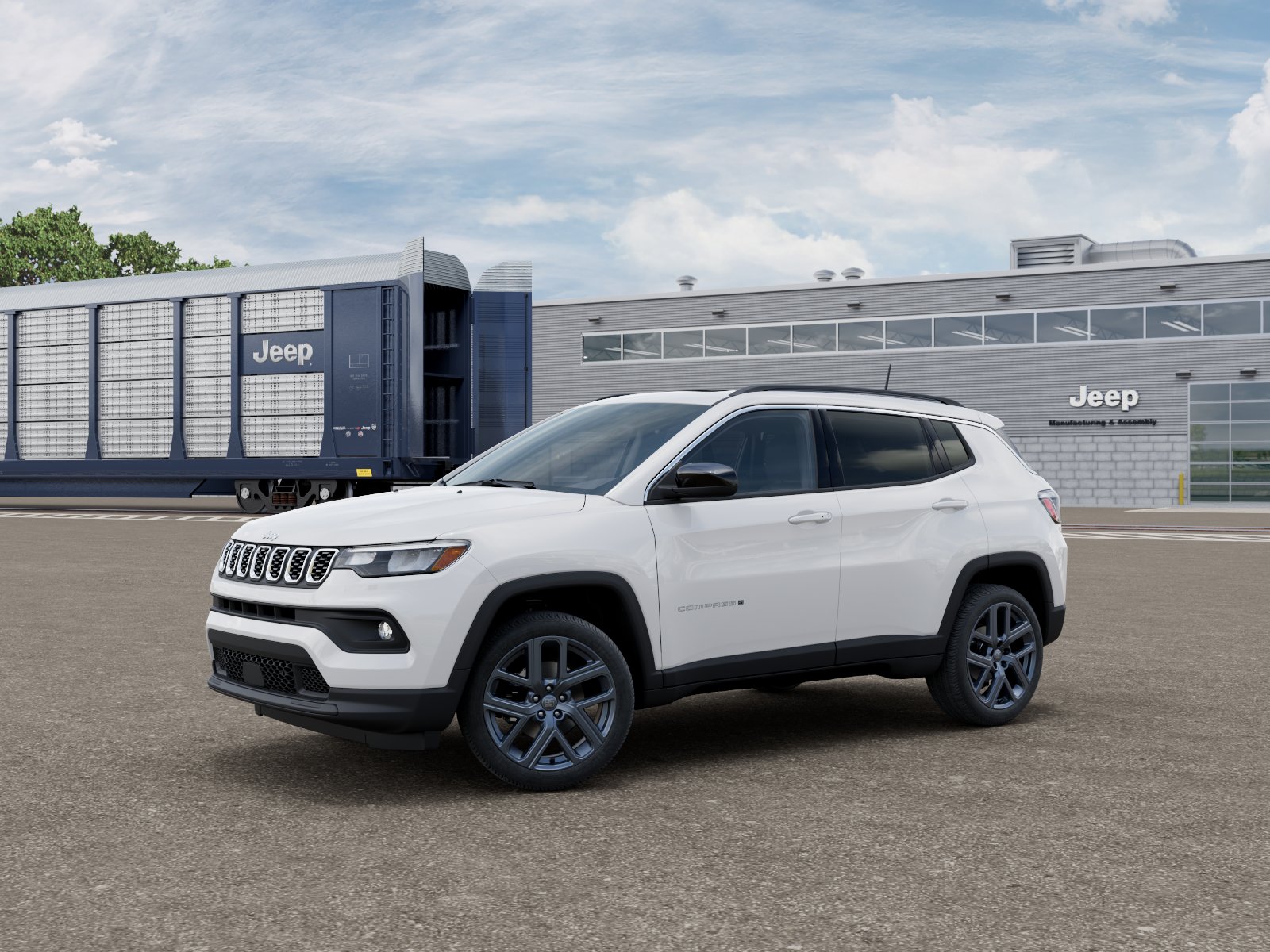 New 2026 Bright White Clear-Coat Exterior Paint Jeep  image 3