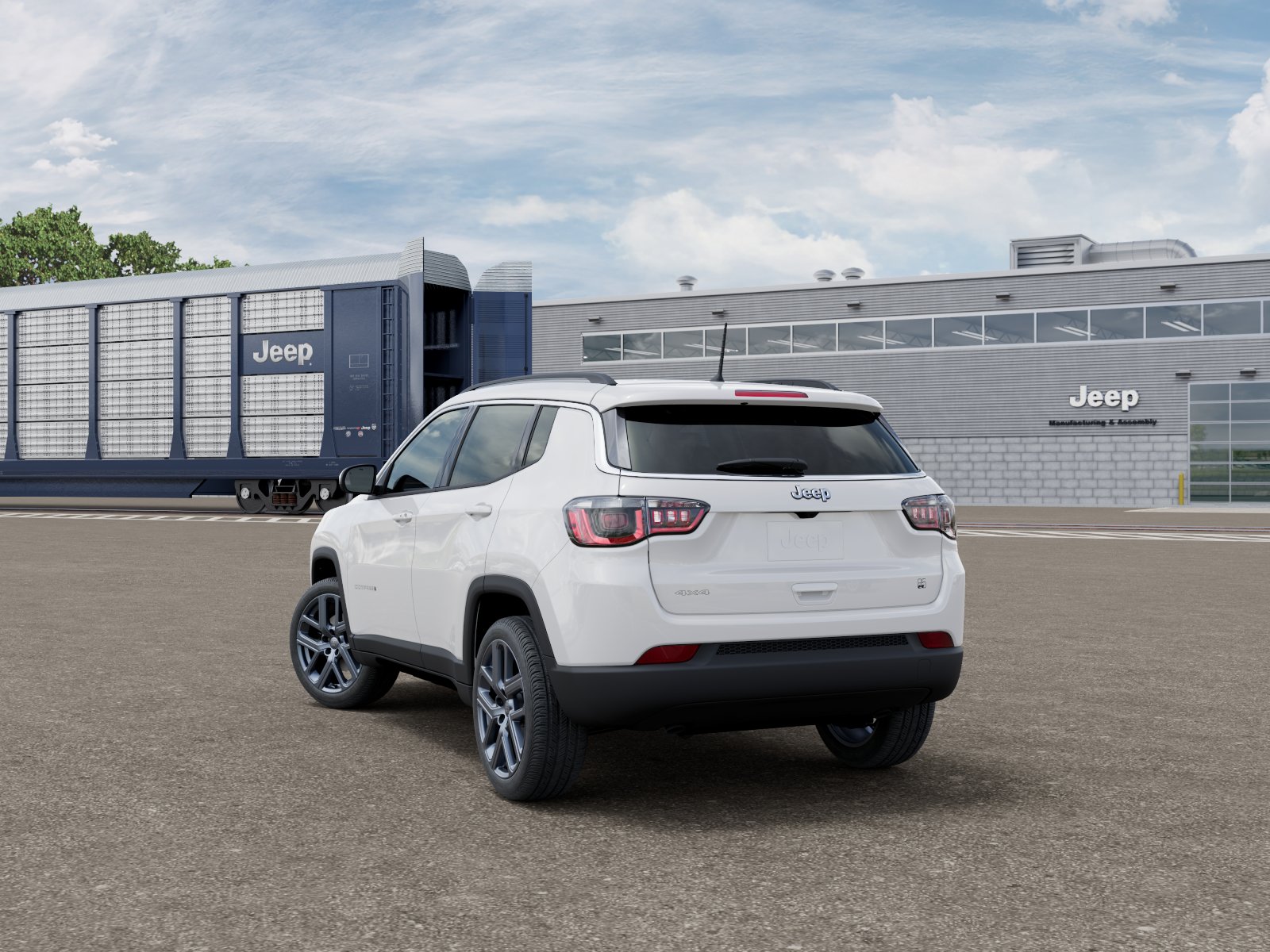 New 2026 Bright White Clear-Coat Exterior Paint Jeep  image 4