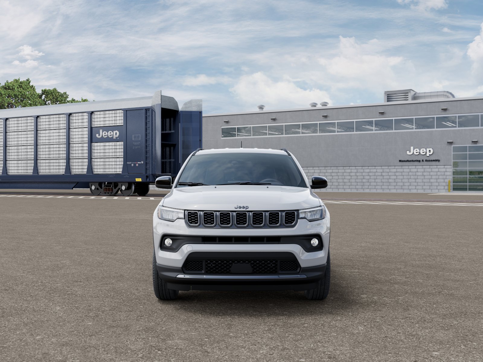 New 2026 Bright White Clear-Coat Exterior Paint Jeep Latitude Altitude image 6
