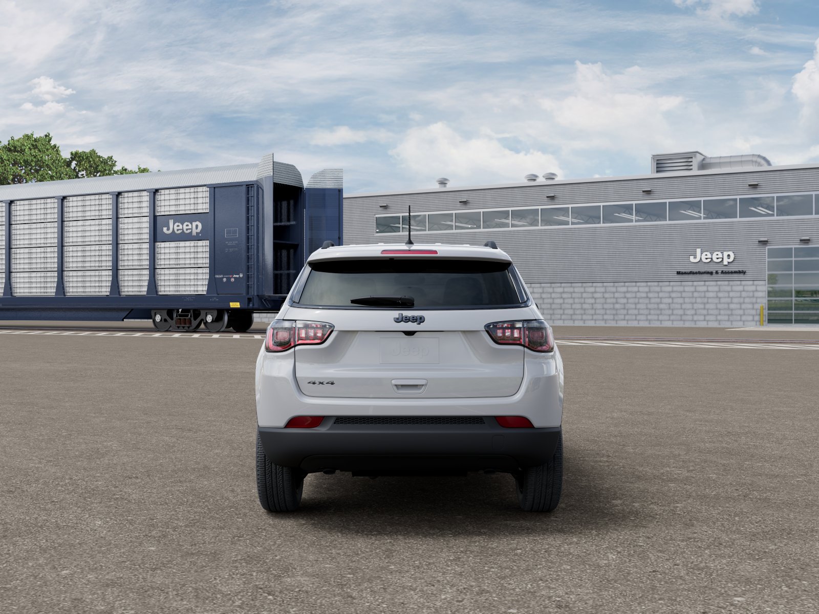 New 2026 Bright White Clear-Coat Exterior Paint Jeep Latitude Altitude image 7