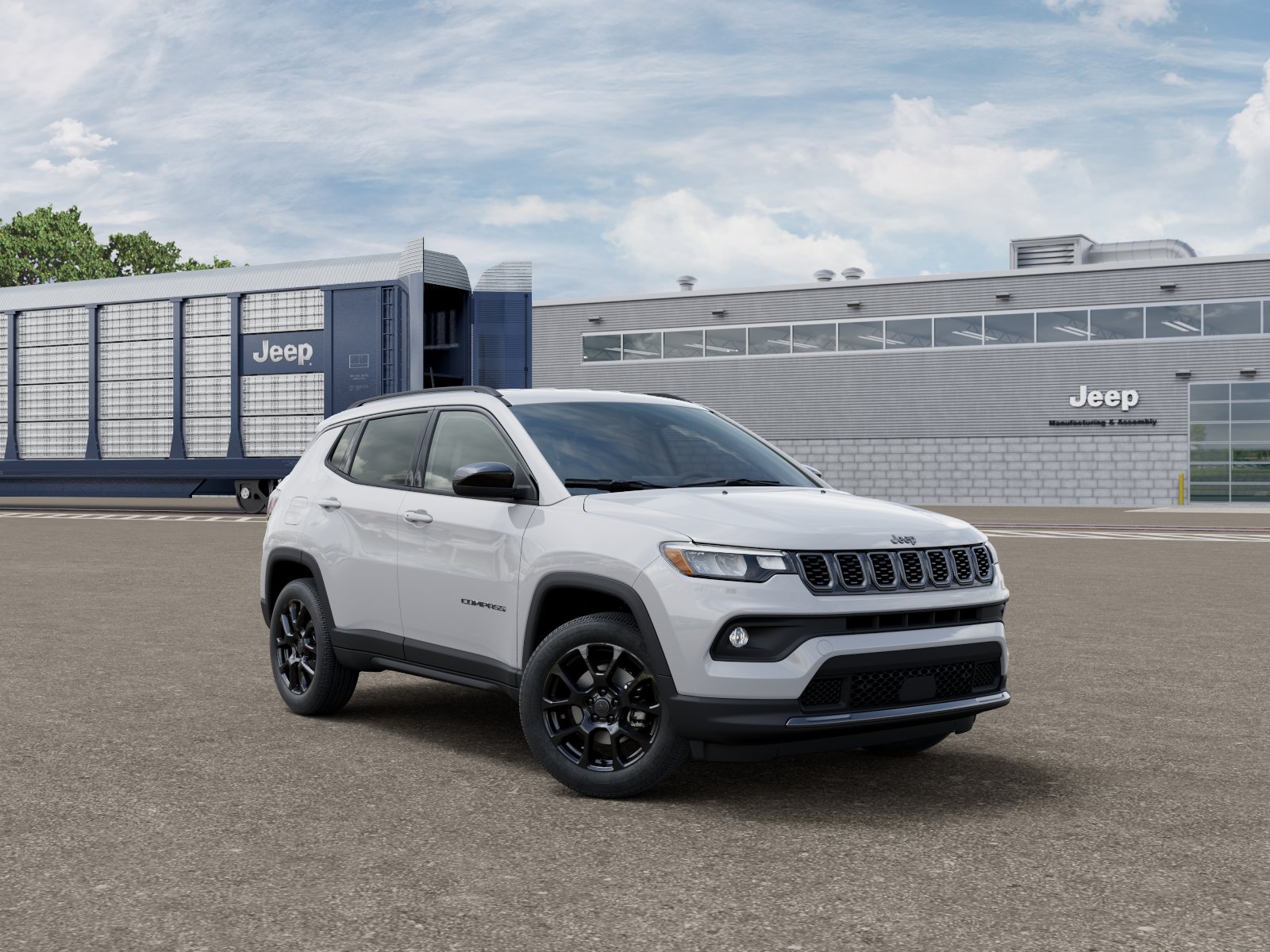 New 2026 Bright White Clear-Coat Exterior Paint Jeep Latitude Altitude image 5