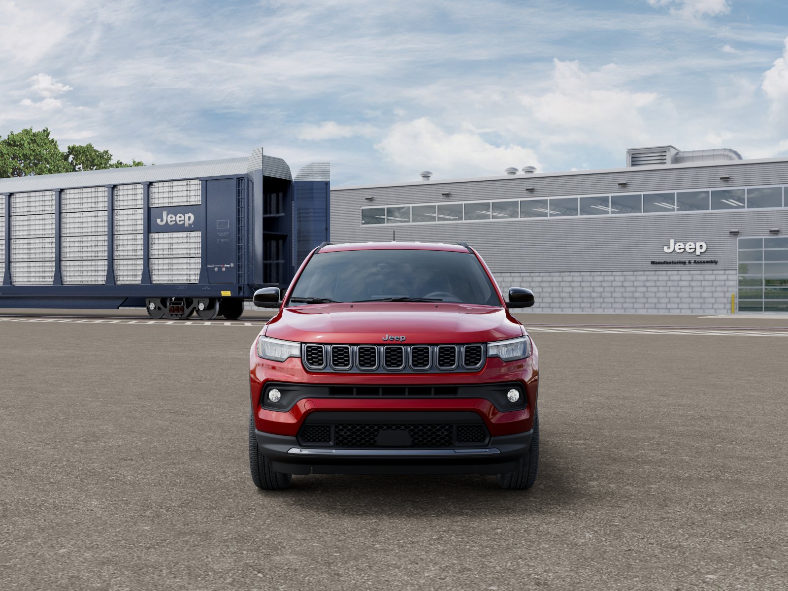New 2026 Red Hot Pearl-Coat Exterior Paint Jeep Latitude Altitude image 6