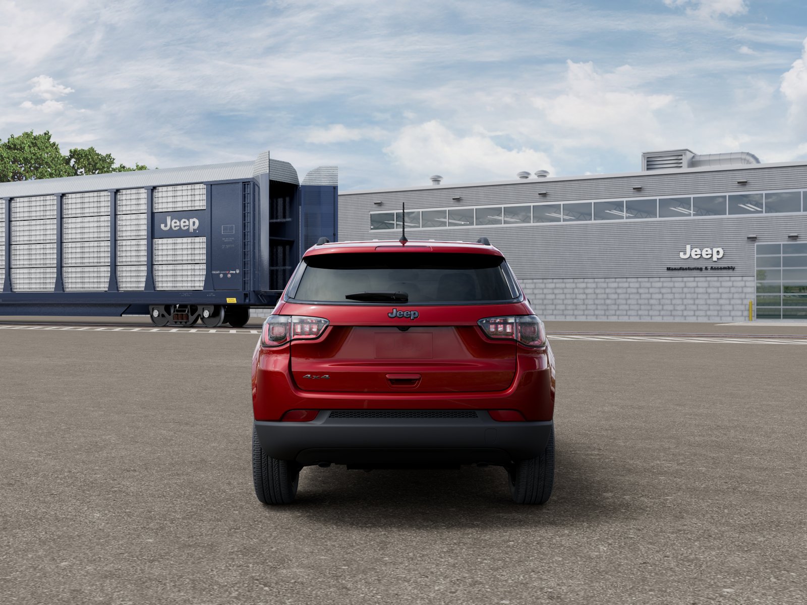 New 2026 Red Hot Pearl-Coat Exterior Paint Jeep Latitude Altitude image 7