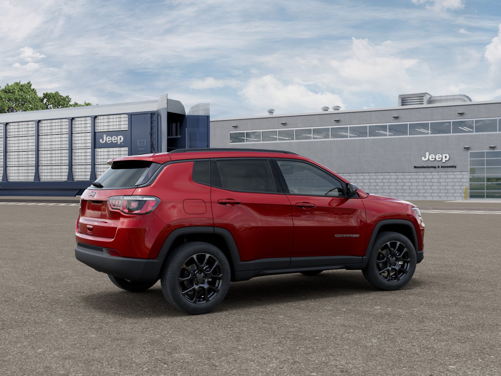 New 2026 Red Hot Pearl-Coat Exterior Paint Jeep Latitude Altitude image 4