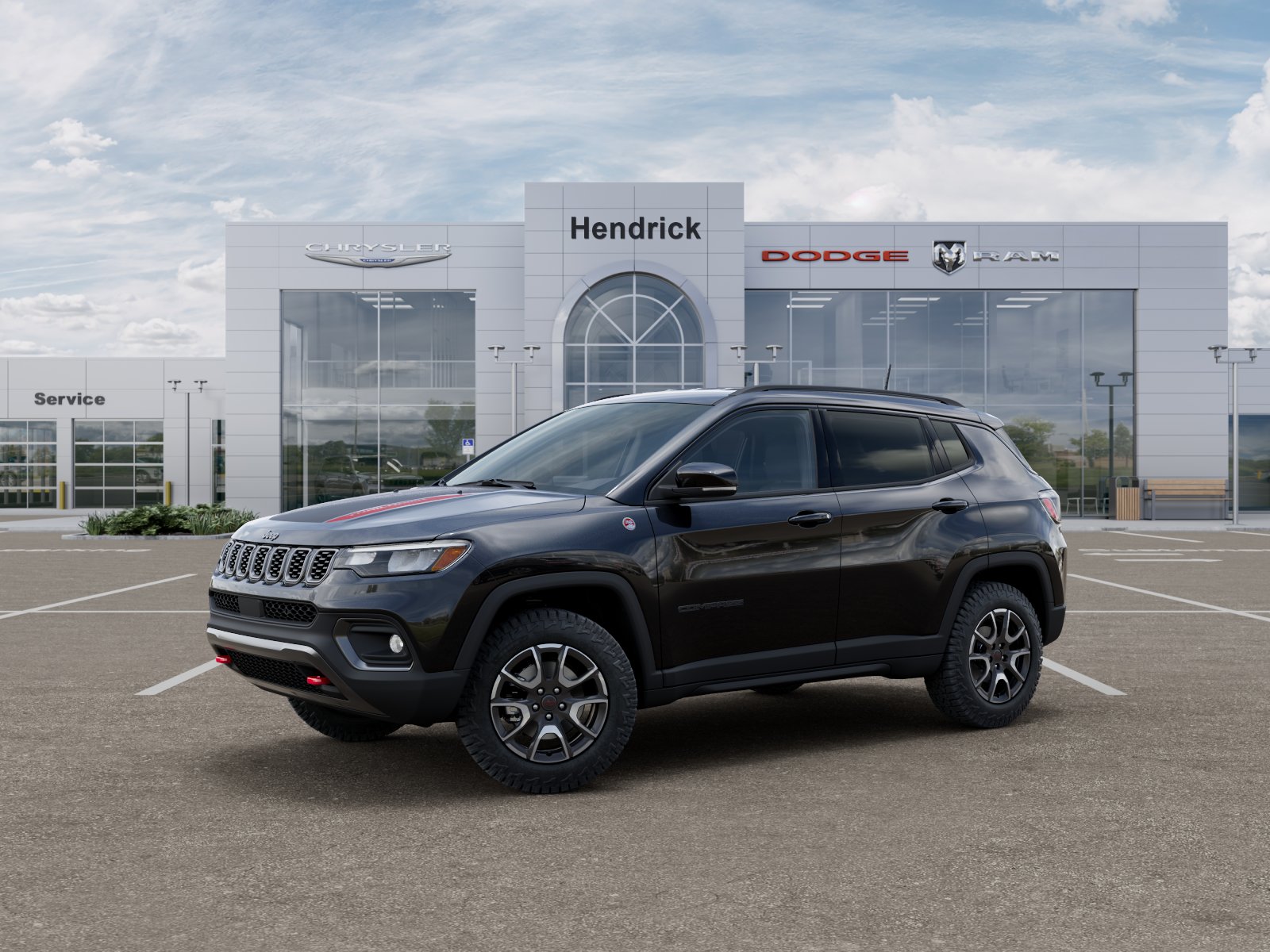 New 2026 Diamond Black Crystal Pearl-Coat Exterior Paint Jeep Trailhawk image 36