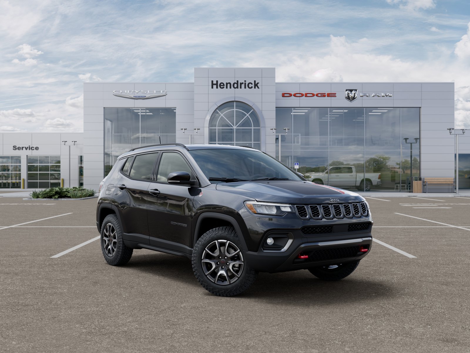 New 2026 Diamond Black Crystal Pearl-Coat Exterior Paint Jeep Trailhawk image 39