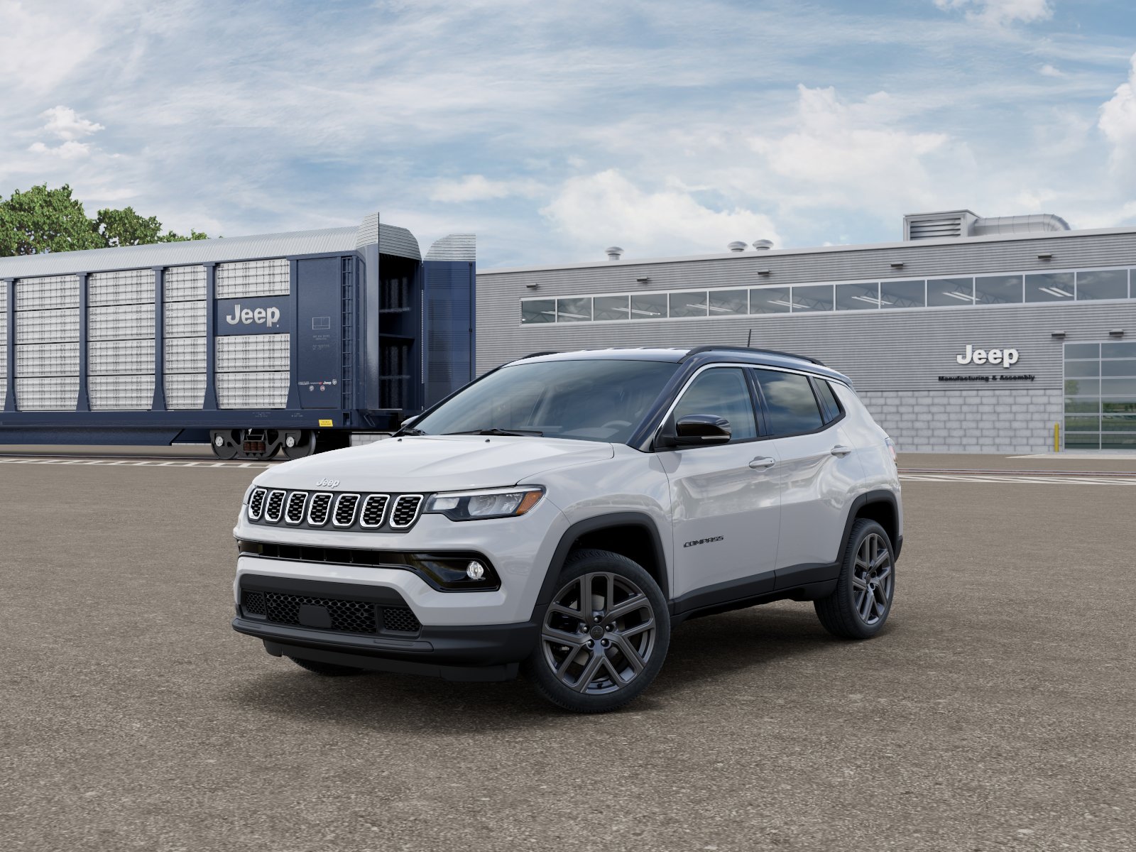 New 2026 Bright White Clear-Coat Exterior Paint Jeep COMPASS LIMITED ALTITUDE 4X4 image 101