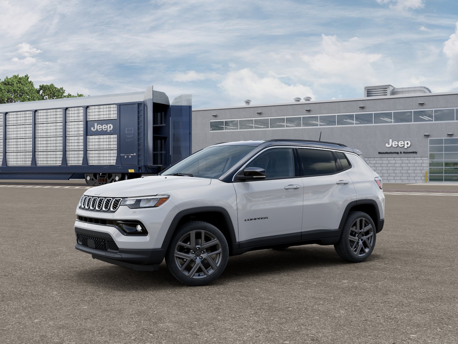 New 2026 Bright White Clear-Coat Exterior Paint Jeep COMPASS LIMITED ALTITUDE 4X4 image 102