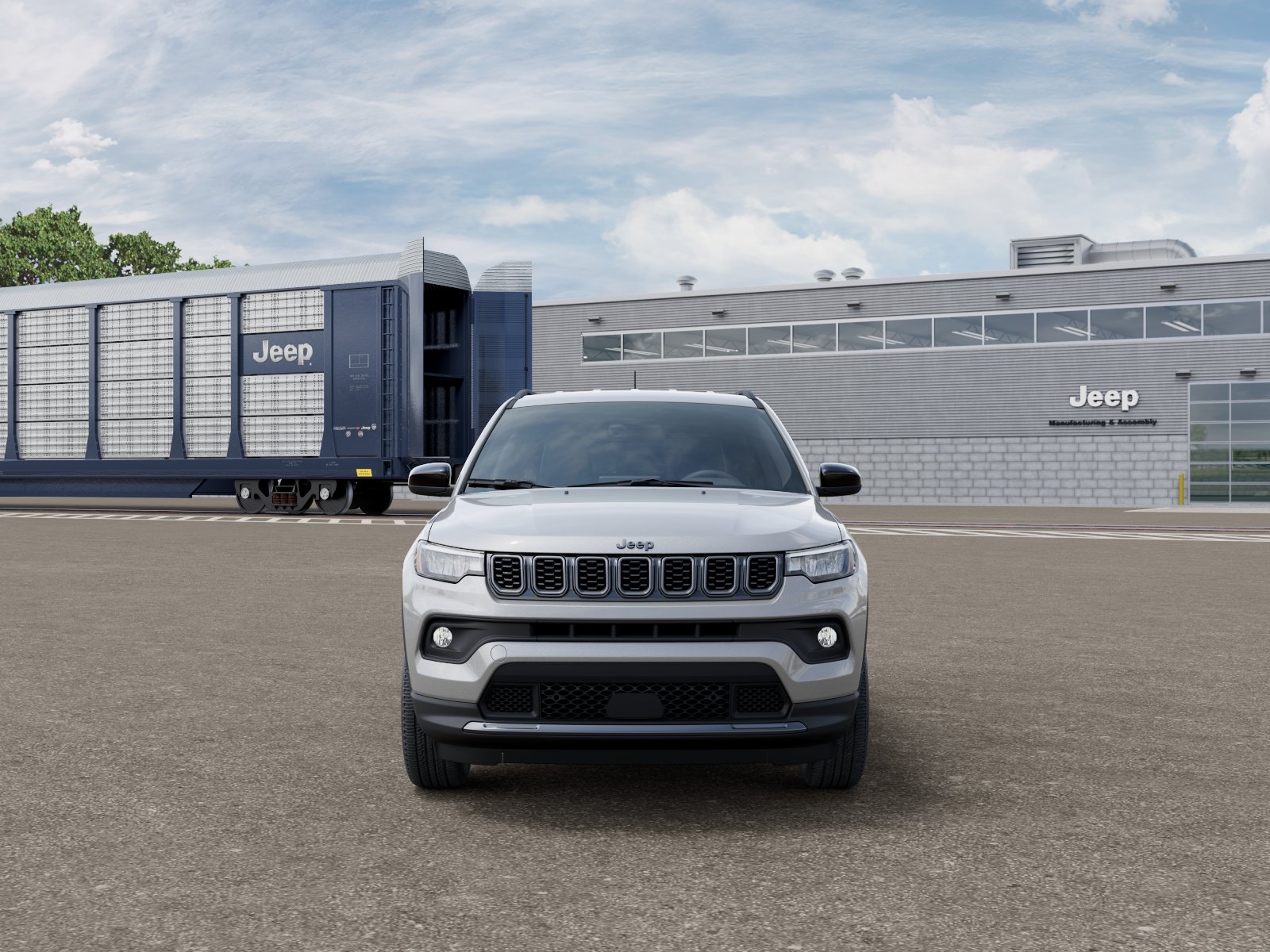New 2026 Silver Zynith Metallic Clear-Coat Exterior Paint Jeep Latitude Altitude image 6