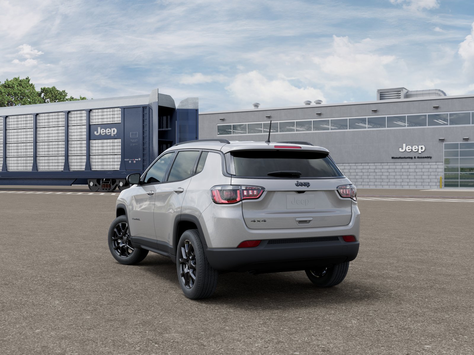 New 2026 Silver Zynith Metallic Clear-Coat Exterior Paint Jeep Latitude Altitude image 3