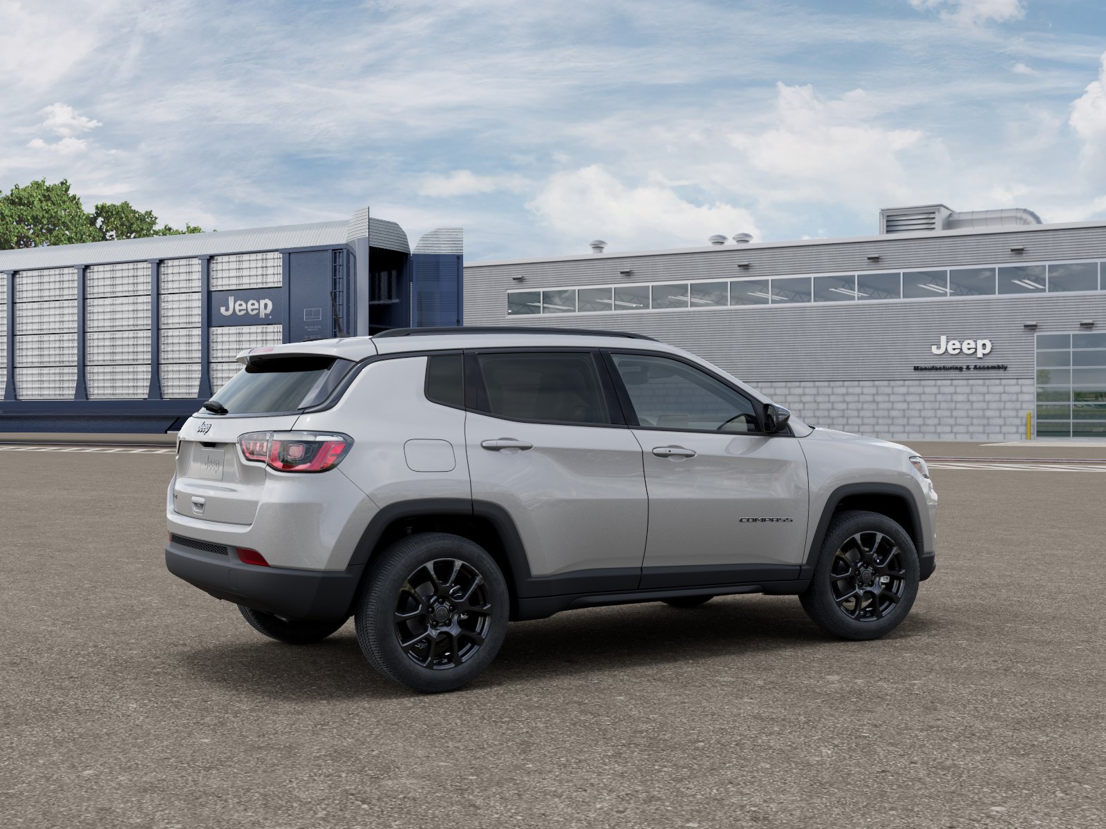 New 2026 Silver Zynith Metallic Clear-Coat Exterior Paint Jeep Latitude Altitude image 4